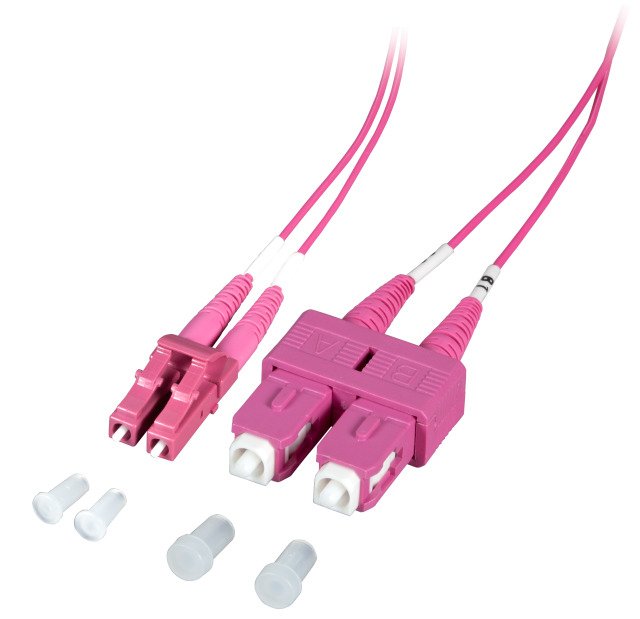 Efb Duplex Cable De Red Lc-Sc Om4 3m Lszh 1,2mm Erikaviolett