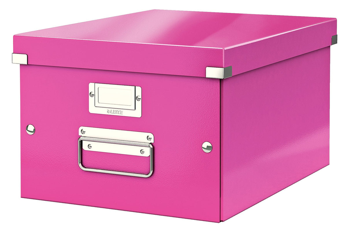 Leitz Caja De Almacenamiento Click & Store 16,7 L - 28,1 X 36,9 X 20,0 Cm Rosa