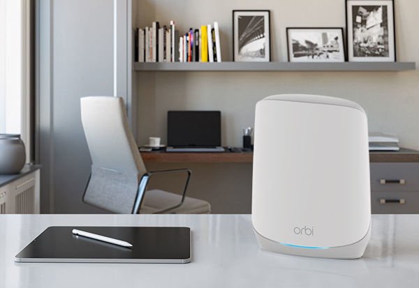 Netgear Orbi Wifi6 Tri-Band Mesh System 2er Set, Rbk762s-100eus