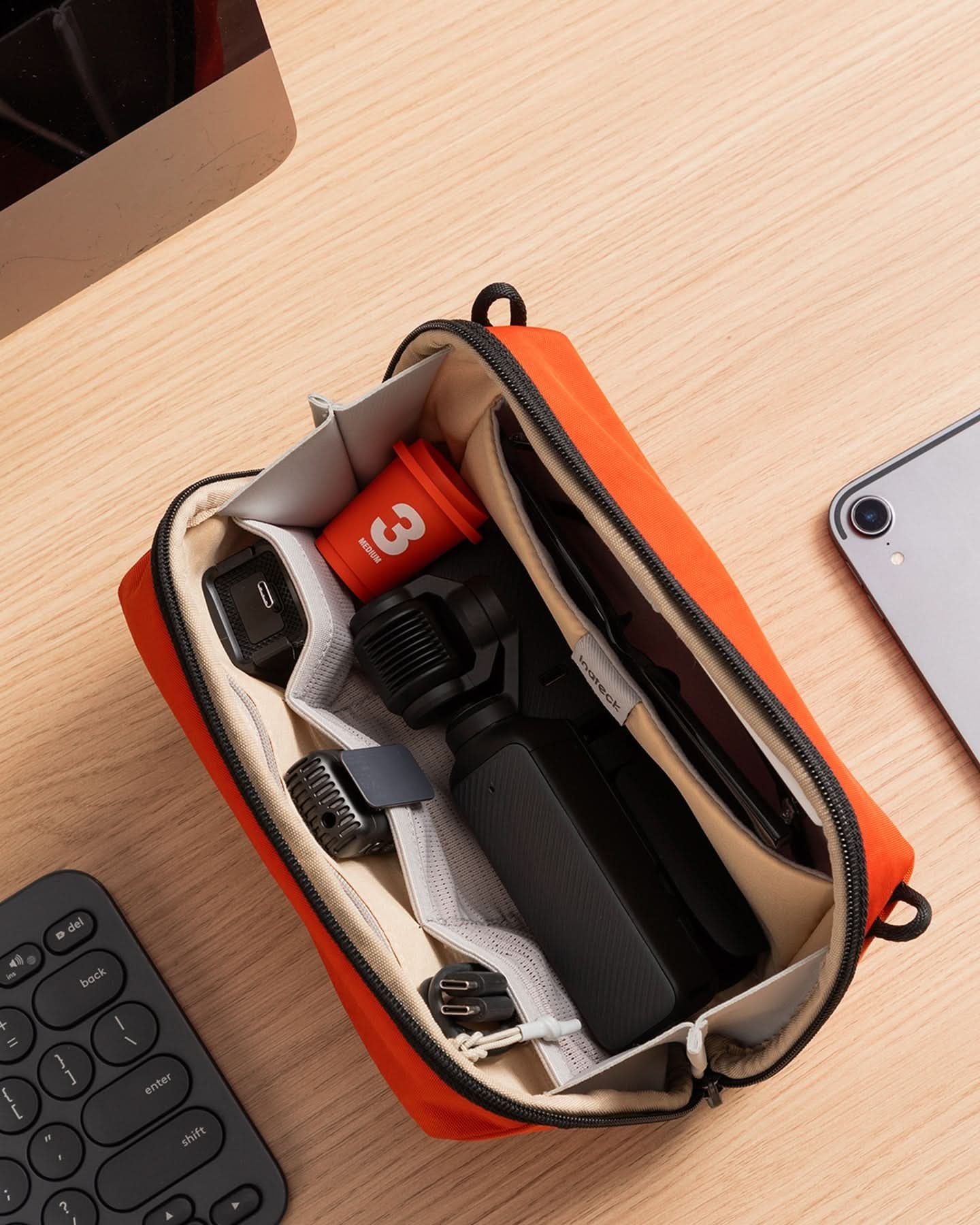 Inateck Organizer Tasche Abm33 Orang. 22.5cm X 14cm X 8.5 Cm