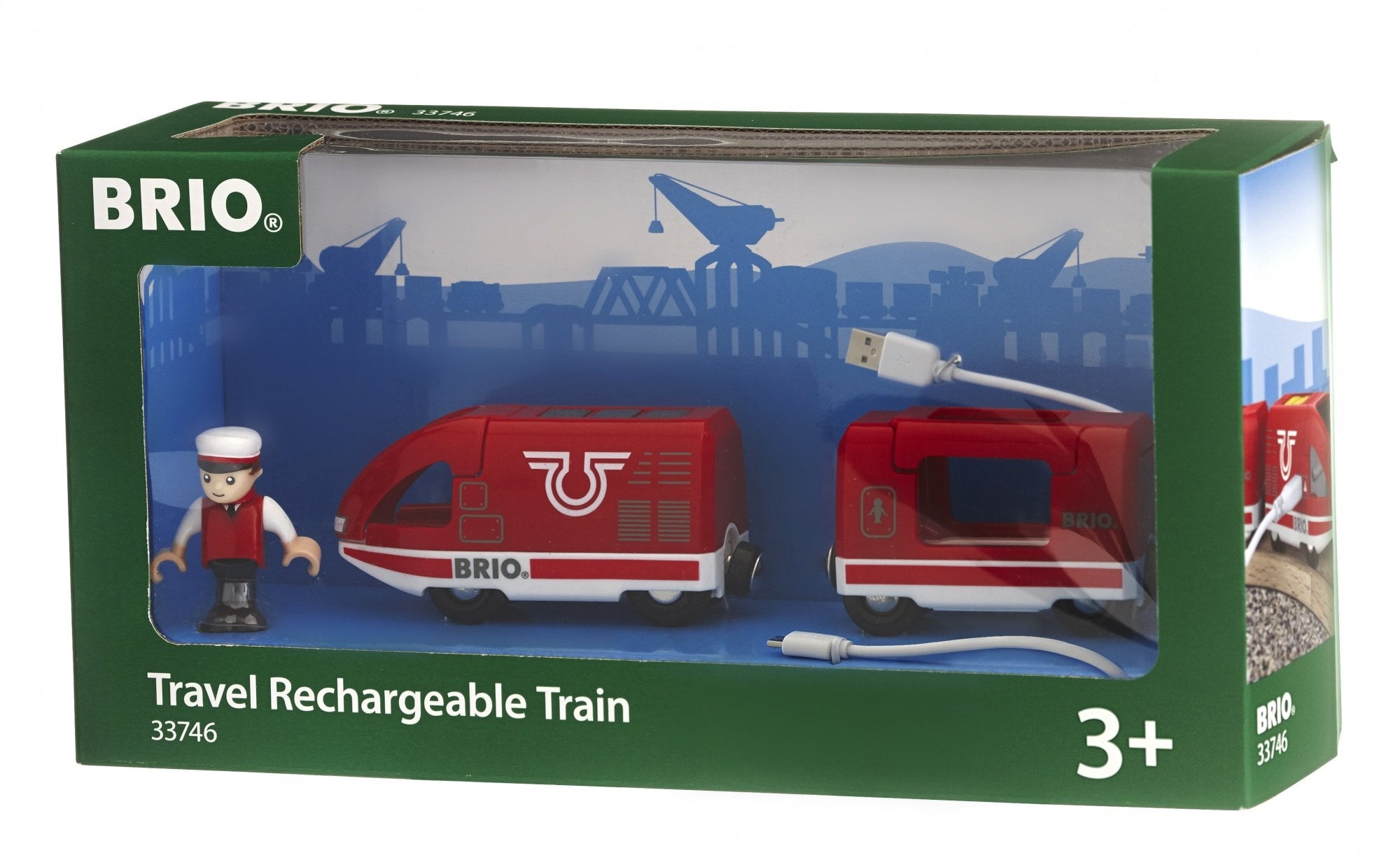 Brio Tren De Pasajeros A Batería World Red, Vehículo De Juguete 33746
