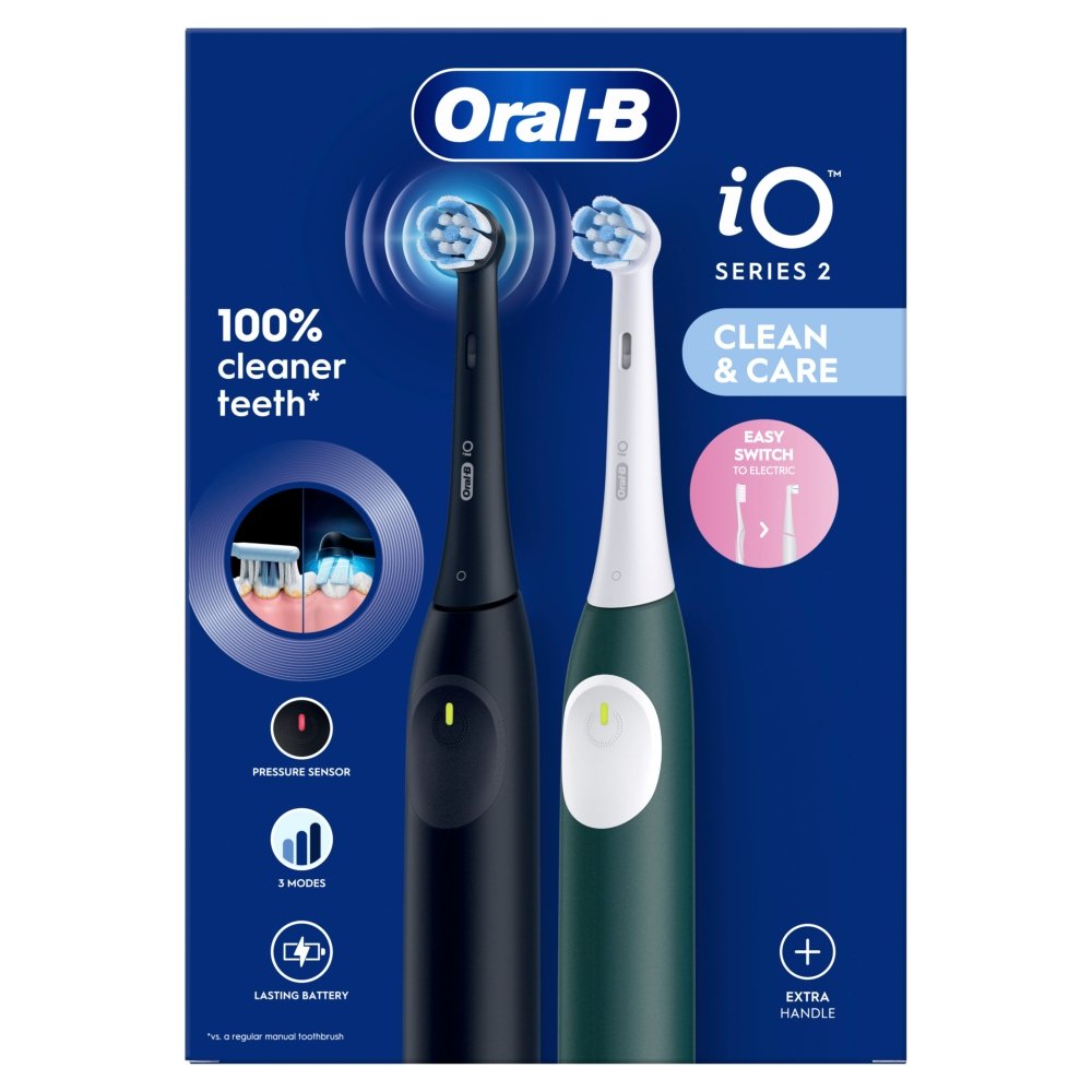 EAN 8700216612418 - Oral-B iO Series 2 Adulto Cepillo dental vibratorio Negro, Verde imagen 3