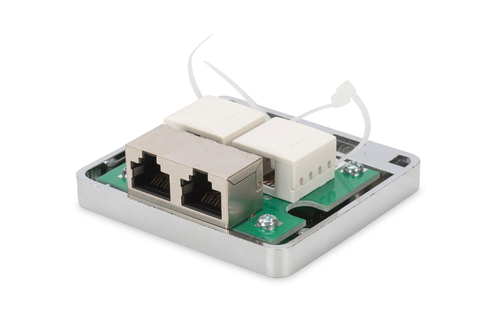 Caja De Superficie Digitus Cat6a 2 Vías 2x Módulo Keystone Blindado 2port