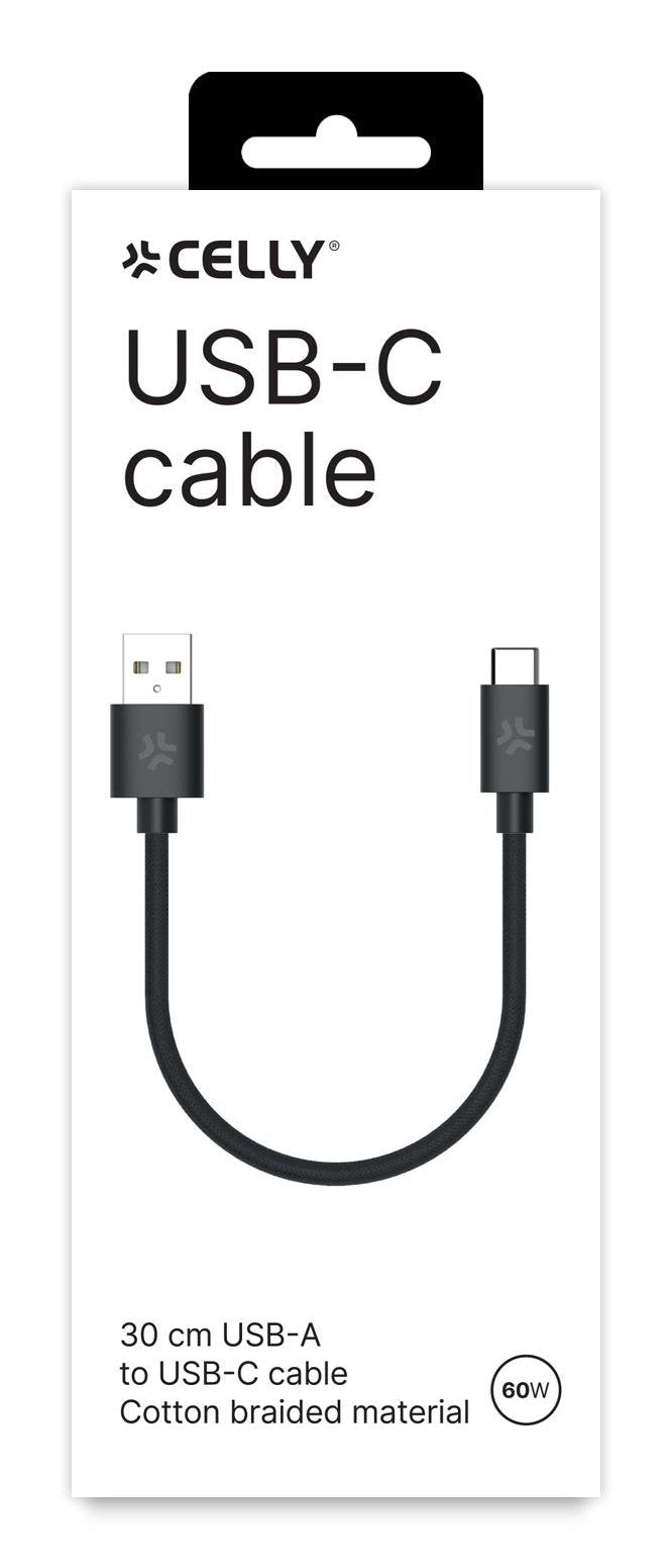 EAN 8021735209263 - Celly USBAUSBCCOT30BK cable USB 1,5 m USB C Blanco imagen 3