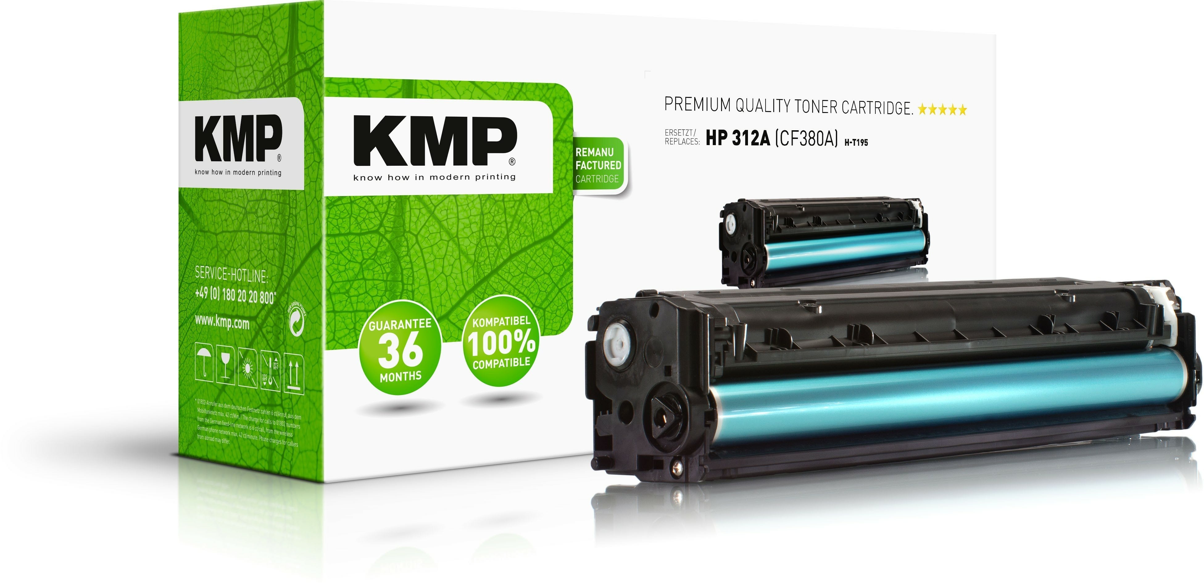 Kmp Toner Hp Cf380a Nr.312a Negro 2400 S. H-T195 Remanufactured