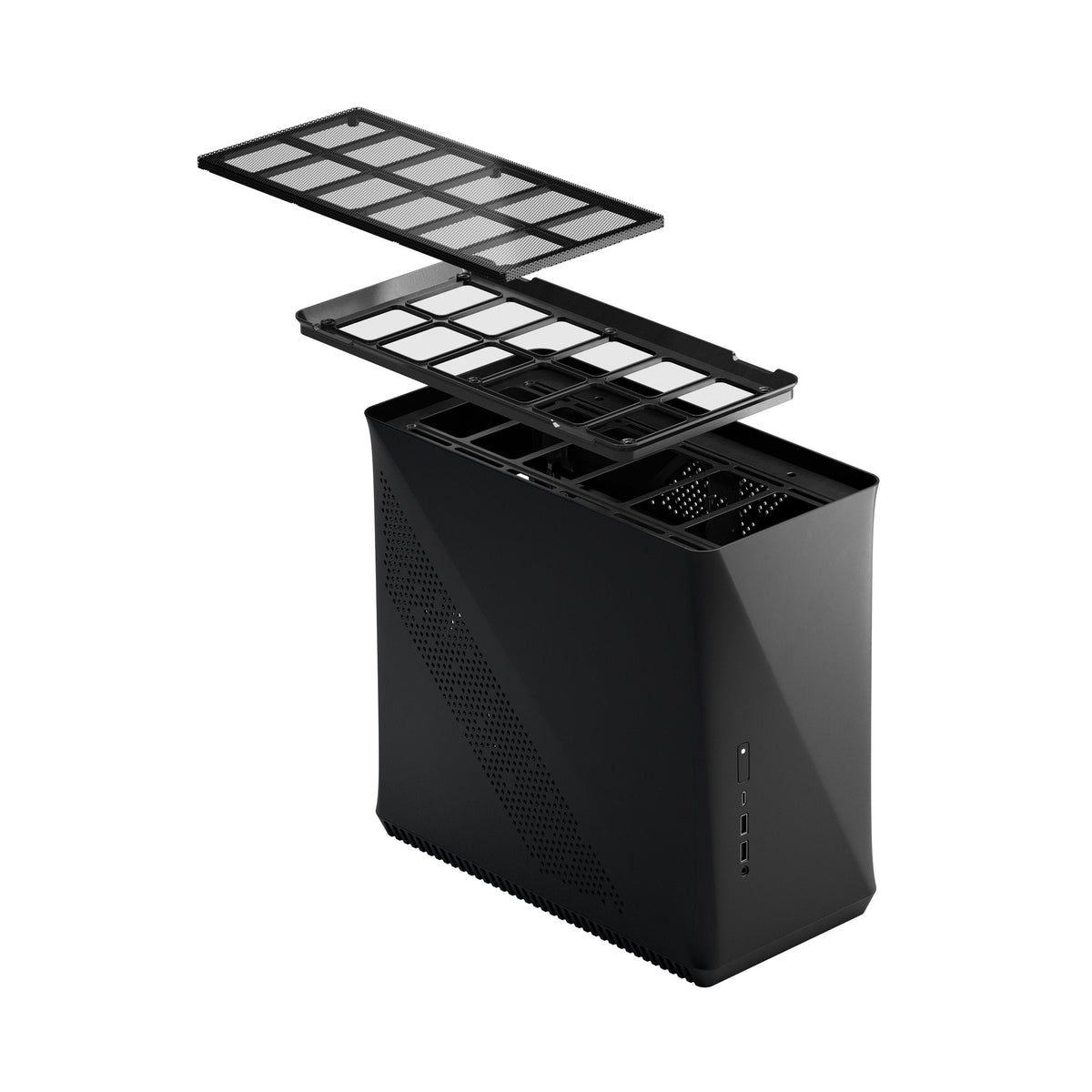 Caja Pc Fractal Design Era Itx Carbon Tg Fractal Design Era Itx, Midi-Tower, Pc, Aluminio, Acero, Vidrio Templado, Carbono, Itx, 12 Cm