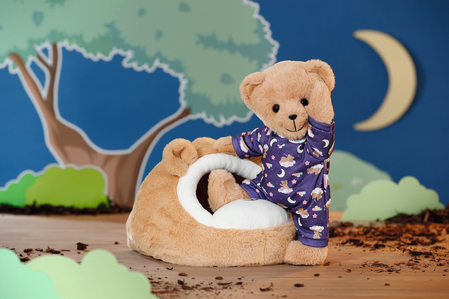 Zapf Creation Baby Born® Pijama De Peluche Que Brilla En La Oscuridad, Accesorios Para Muñecas 836484
