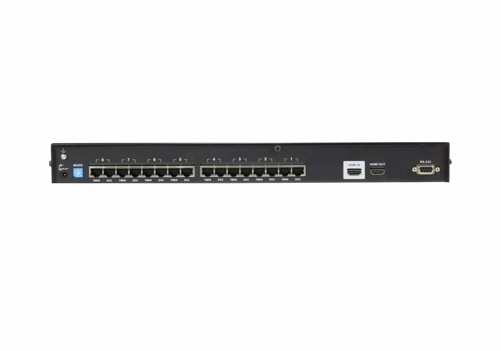 Aten Hdmi Splitter 8-Port Hdmi Cat5e/6 Splitter (Vs1808t-At- Divisor Hdmi De 8 Puertos Para Cables Cat. 5e/6