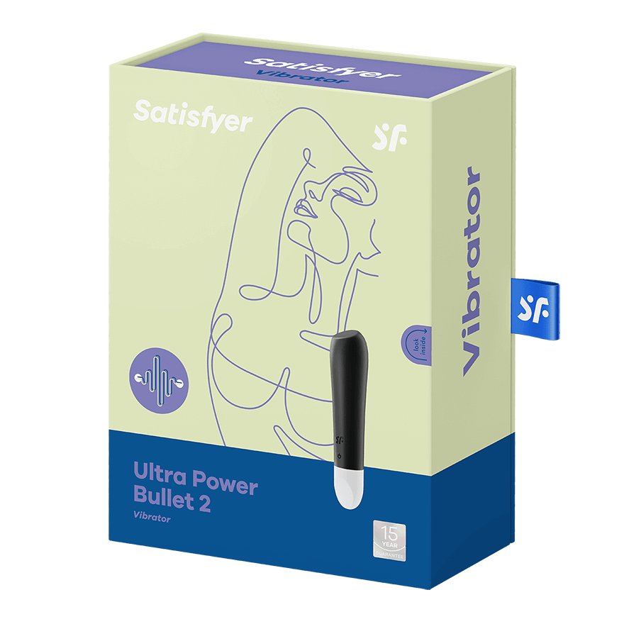 Satisfyer - Ultra Power Bullet 2 Bala Vibradora Negra