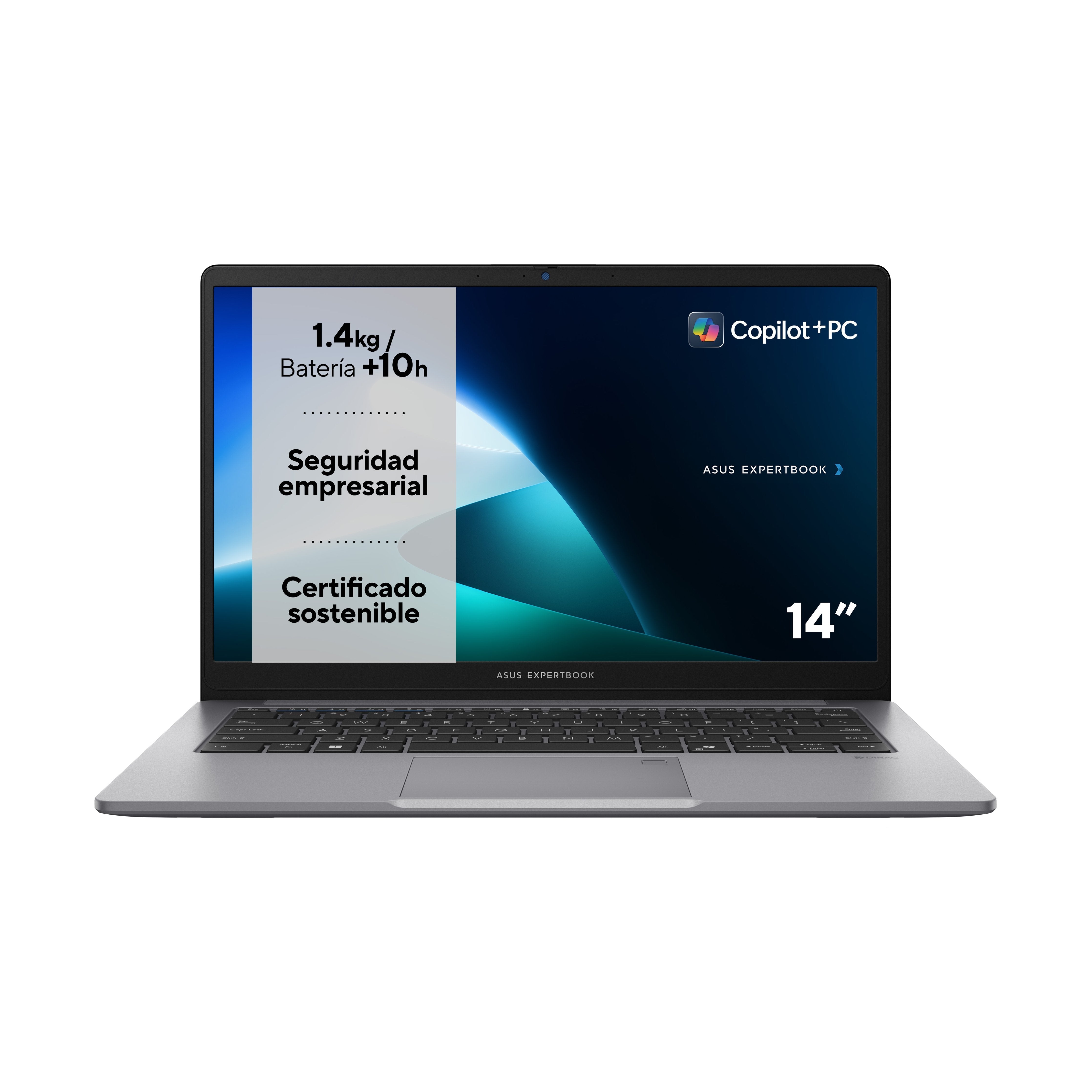 EAN 4711387832509 - ASUS ExpertBook P1 P1403CVA-S60625X Intel® Core™ i5 35,6 cm (14") DDR5-SDRAM Wi-Fi 6 (802.11ax) imagen 2