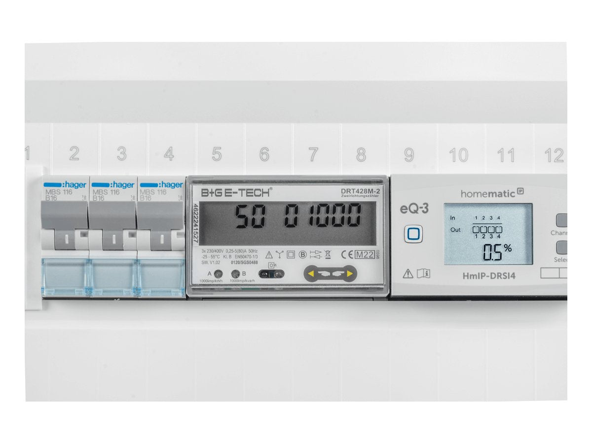 Interfaz Ip Homemática Para Medidores De Electricidad Digital (Led Hmip-Esi), Medición Del Dispositivo Blanco 160256a0