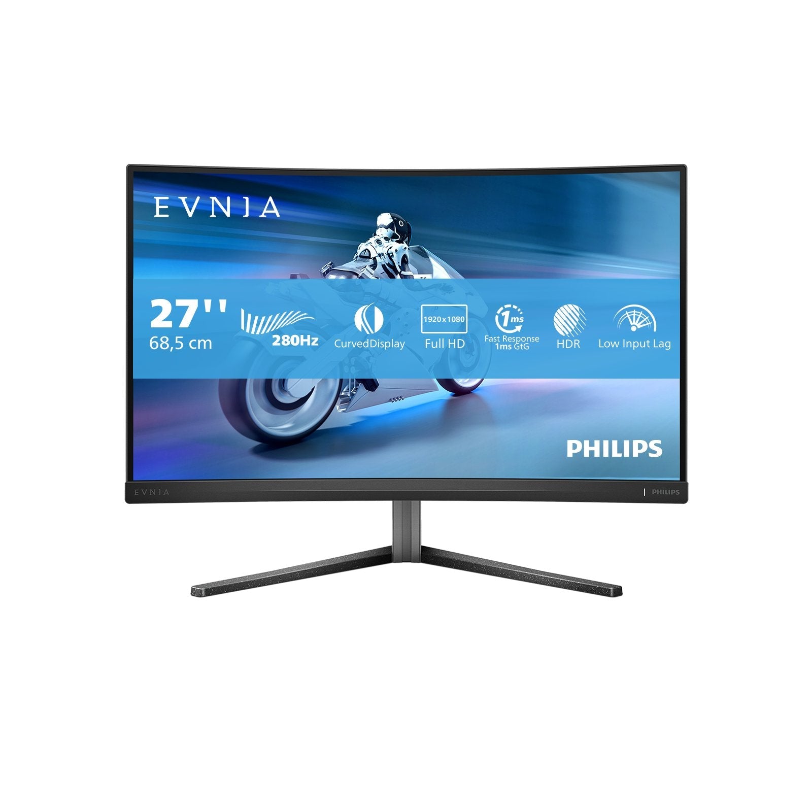 Philips 27m2c5200w 27" 2560x1440 16:9 Hdmi Negro Grey