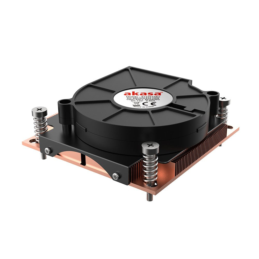 Akasa Ak-Cc7401bp01 Sistema De Refrigeración Para Ordenador Procesador Refrigerador De Aire 7,5 Cm Negro 1 Pieza(S)