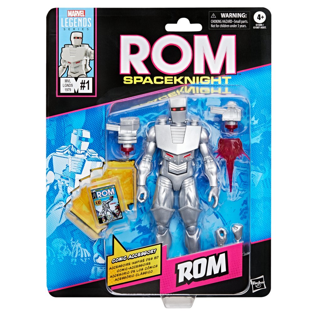 Figura Hasbro Marvel Legends Rom Spaceknight Mini Comics Rom