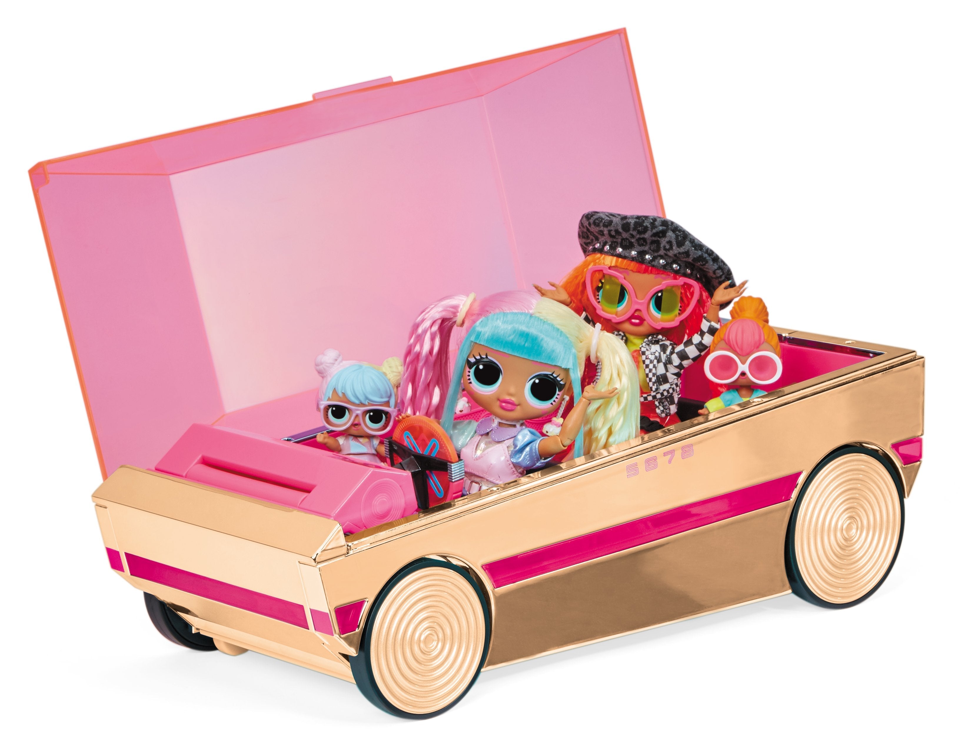 Mga Entertainment Vehículo De Juguete Lol Surprise 3-In-1 Party Cruiser 118305euc