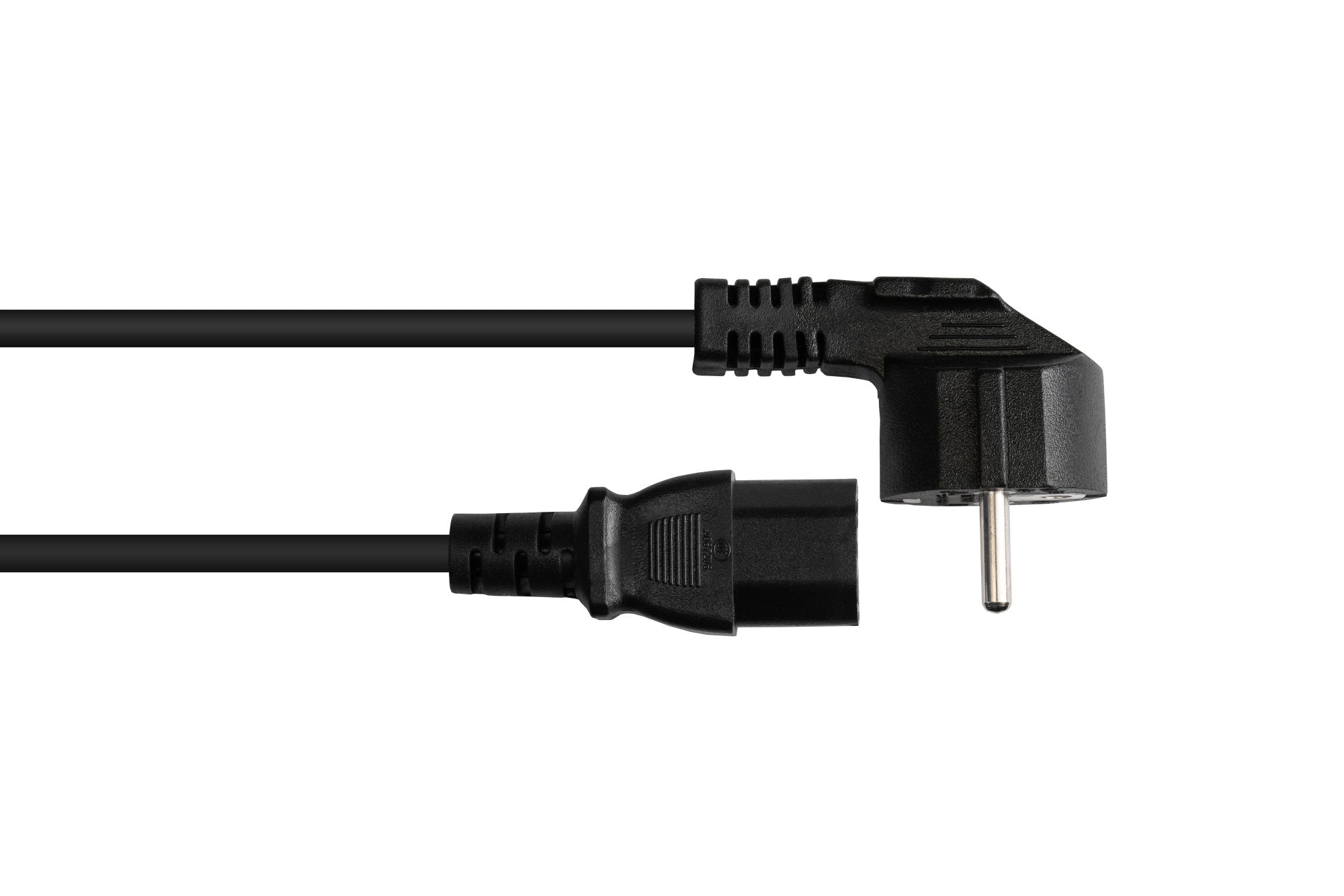 Good Connections Schutzkontakt-M. Gew. An C15 Negro 5m
