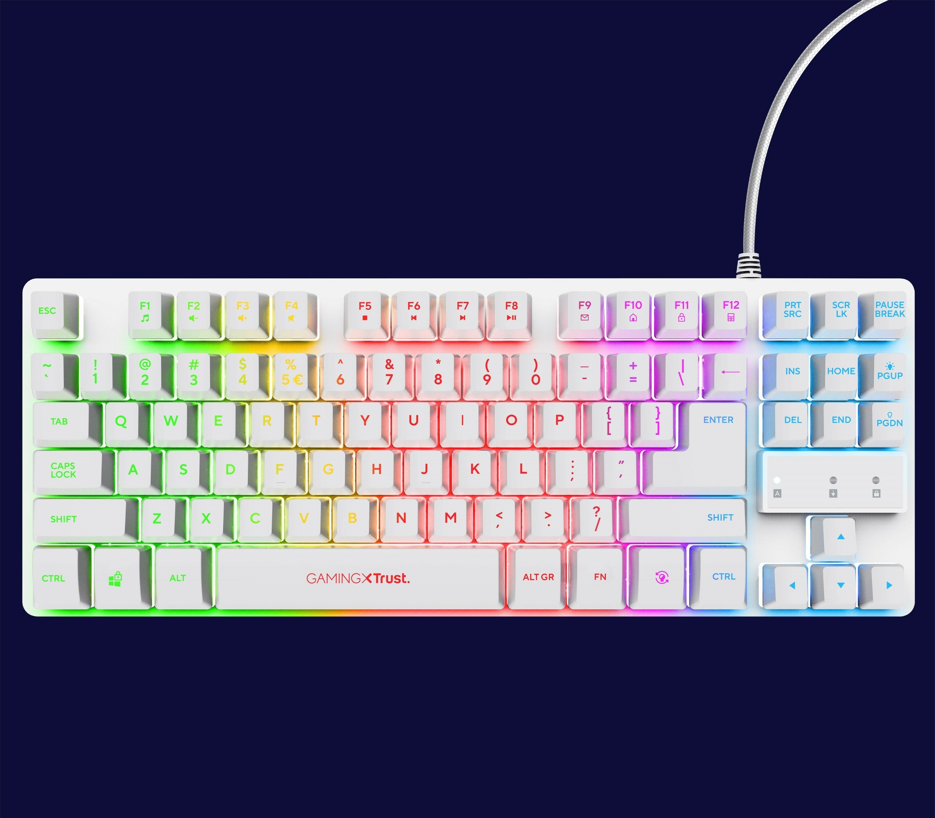 Teclado Gaming Trust Gaming Gxt 833w Thado Tkl
