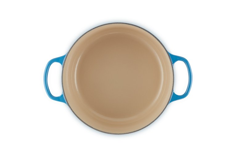 Le Creuset 21177242202430 Signature Gusseisen-Bräter Con Deckel, Ø 24 Cm, Aare