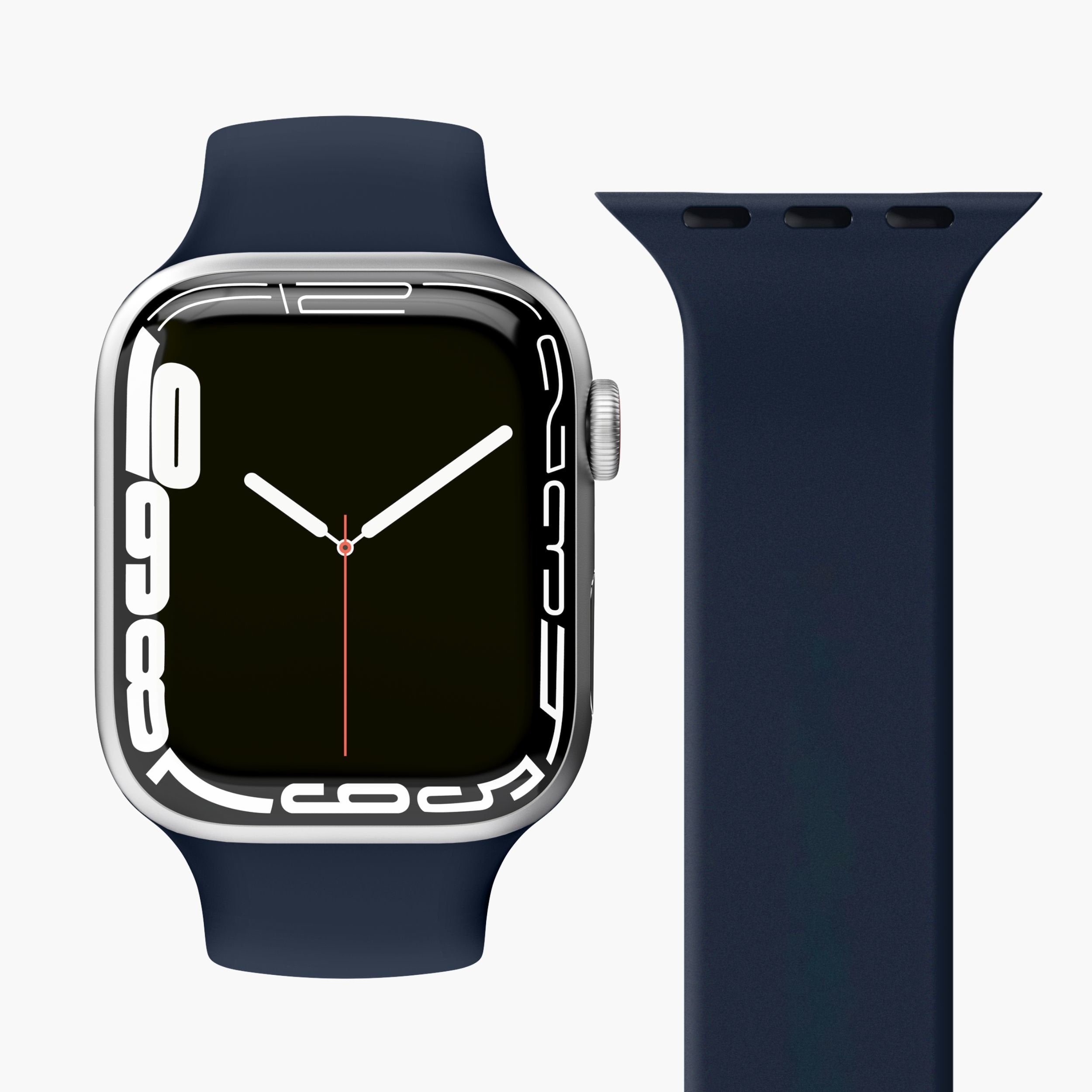 Vonmählen Watchstrap For Apple Solo Loop Funda 2 Band L Navy (Aws00029)