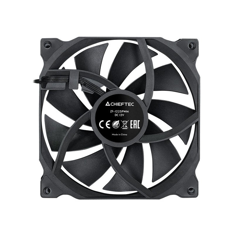 EAN 0753263078650 - Chieftec ZF-1225PWM sistema de refrigeración para ordenador Carcasa del ordenador Ventilador 12 cm Negro  imagen 1