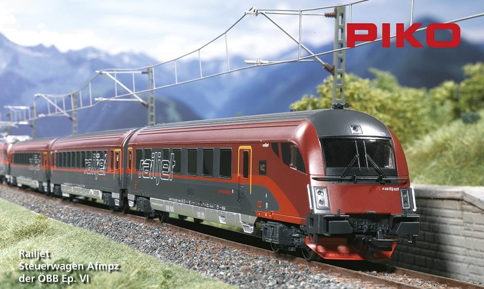 Piko 57672 H0 Steuerwagen Railjet Der Oebb