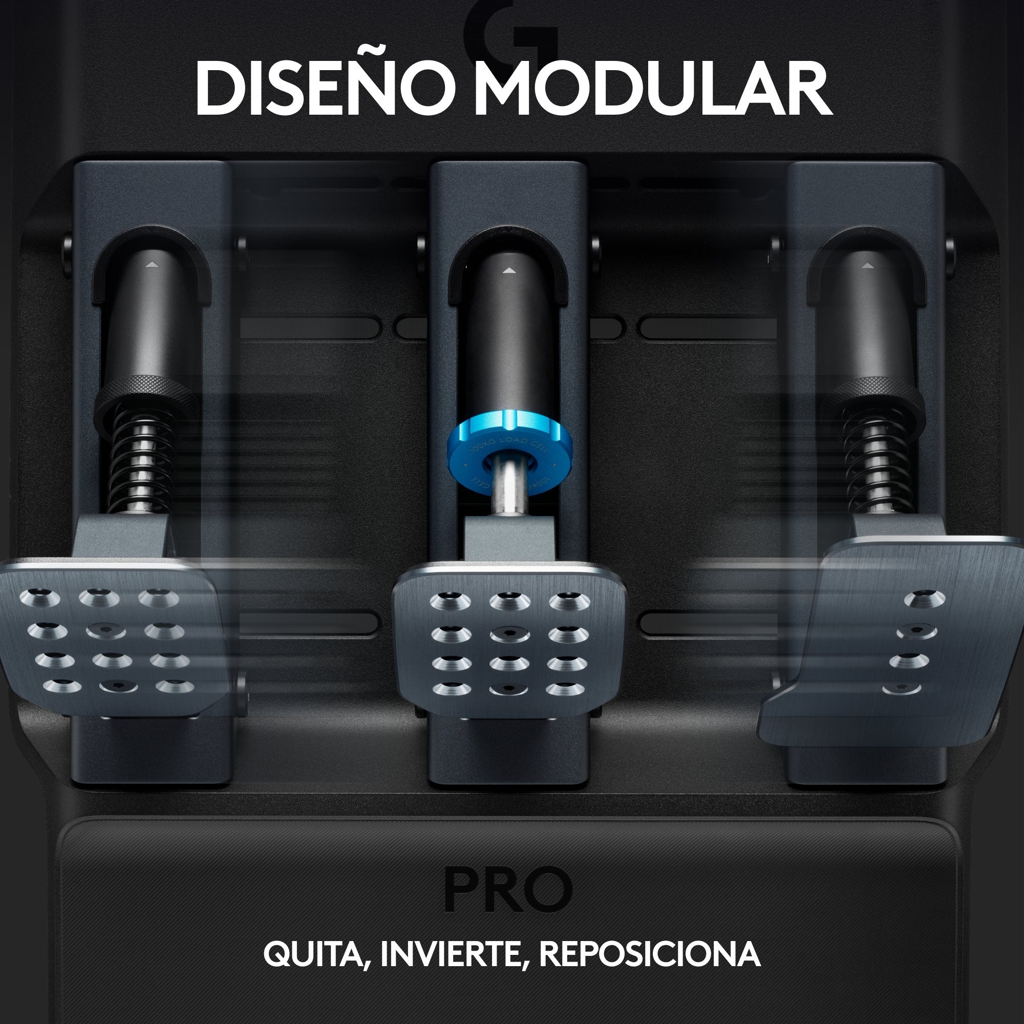 Logitech G Pro Racing Pedals Pedales Cableado Para Pc Microsoft Xbox One Microsoft Xbox Series S Microsoft Xbox Series X Sony Playstation 4 Sony Playstation 5