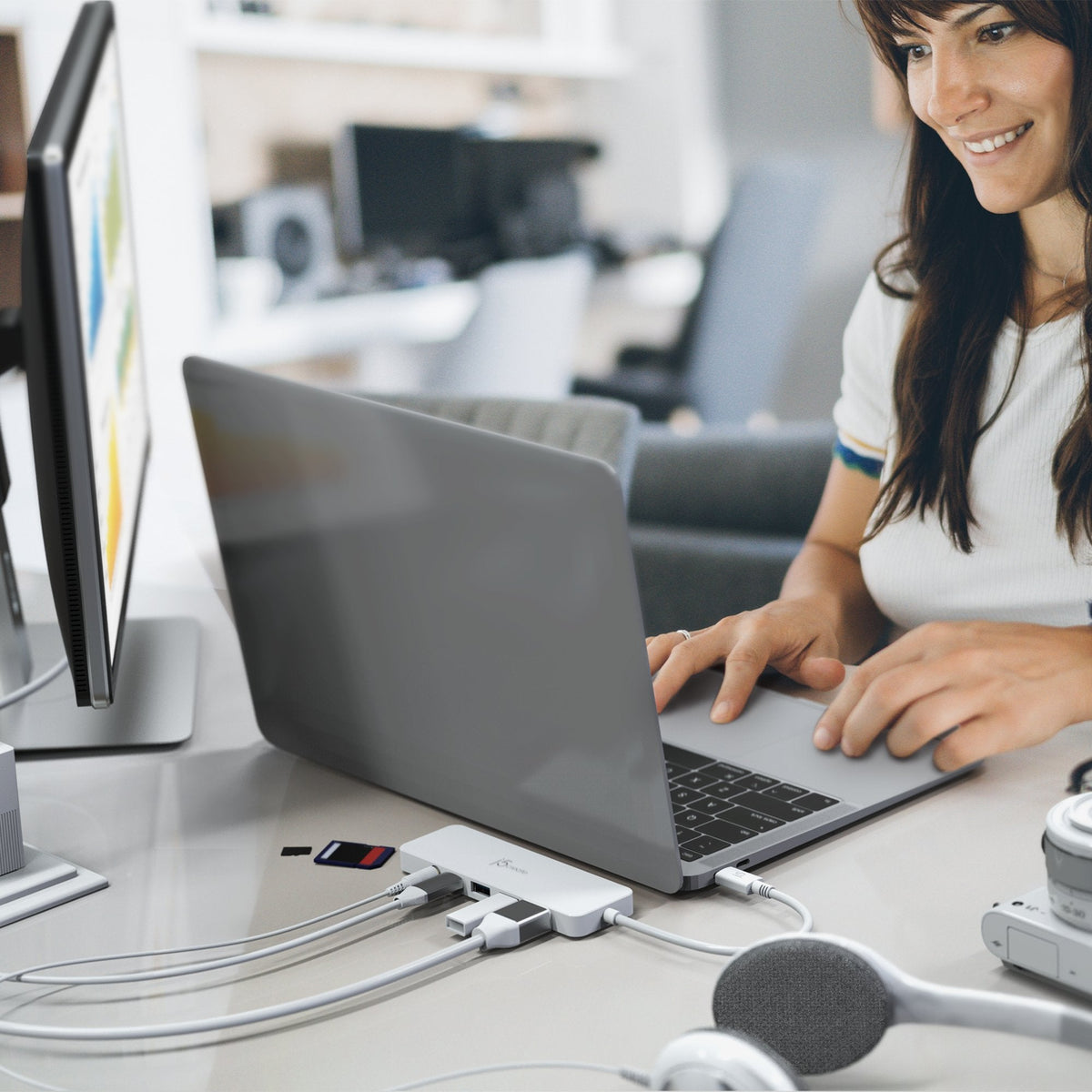 J5create Jcd373-N Multiadaptador Ligero Usb-C