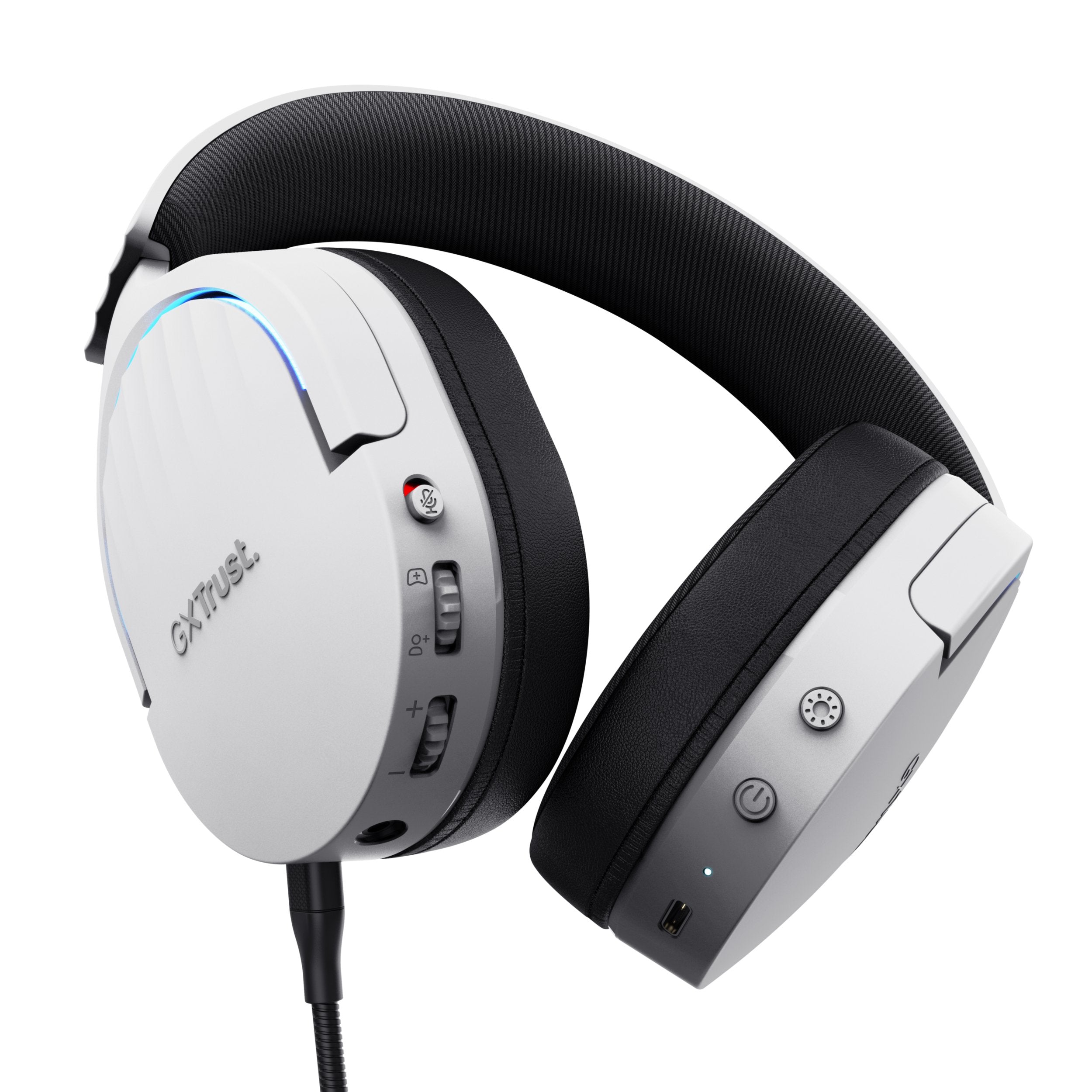 EAN 8713439253047 - Trust GXT 491W FAYZO Auriculares Inalámbrico y alámbrico Diadema Juego USB Tipo C Bluetooth Negro, Blanco imagen 4