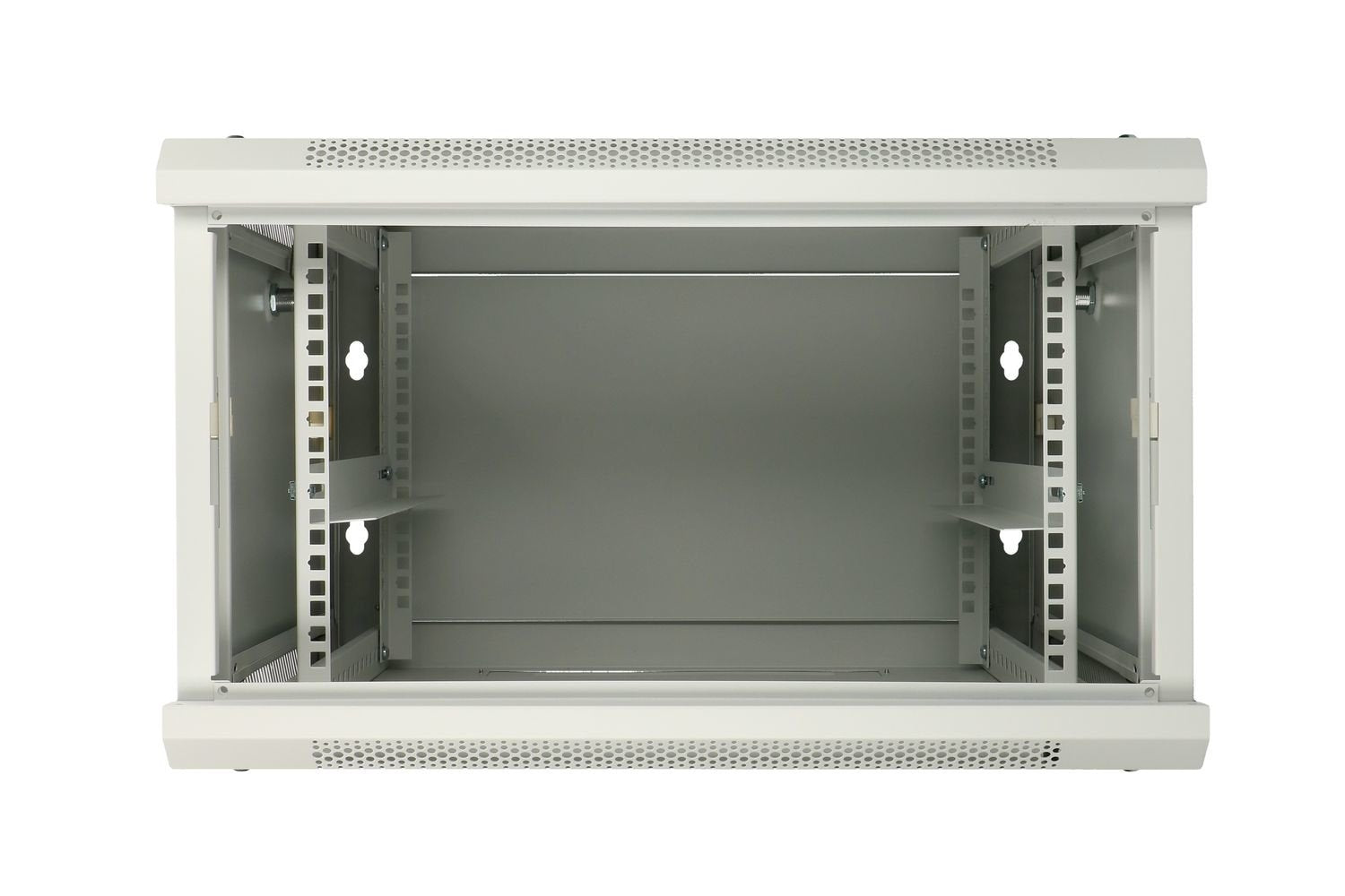 Armario Extralink 6u 600x600 Asp Gris   Rackmount  Montaje En La Pared, Puerta De Metal