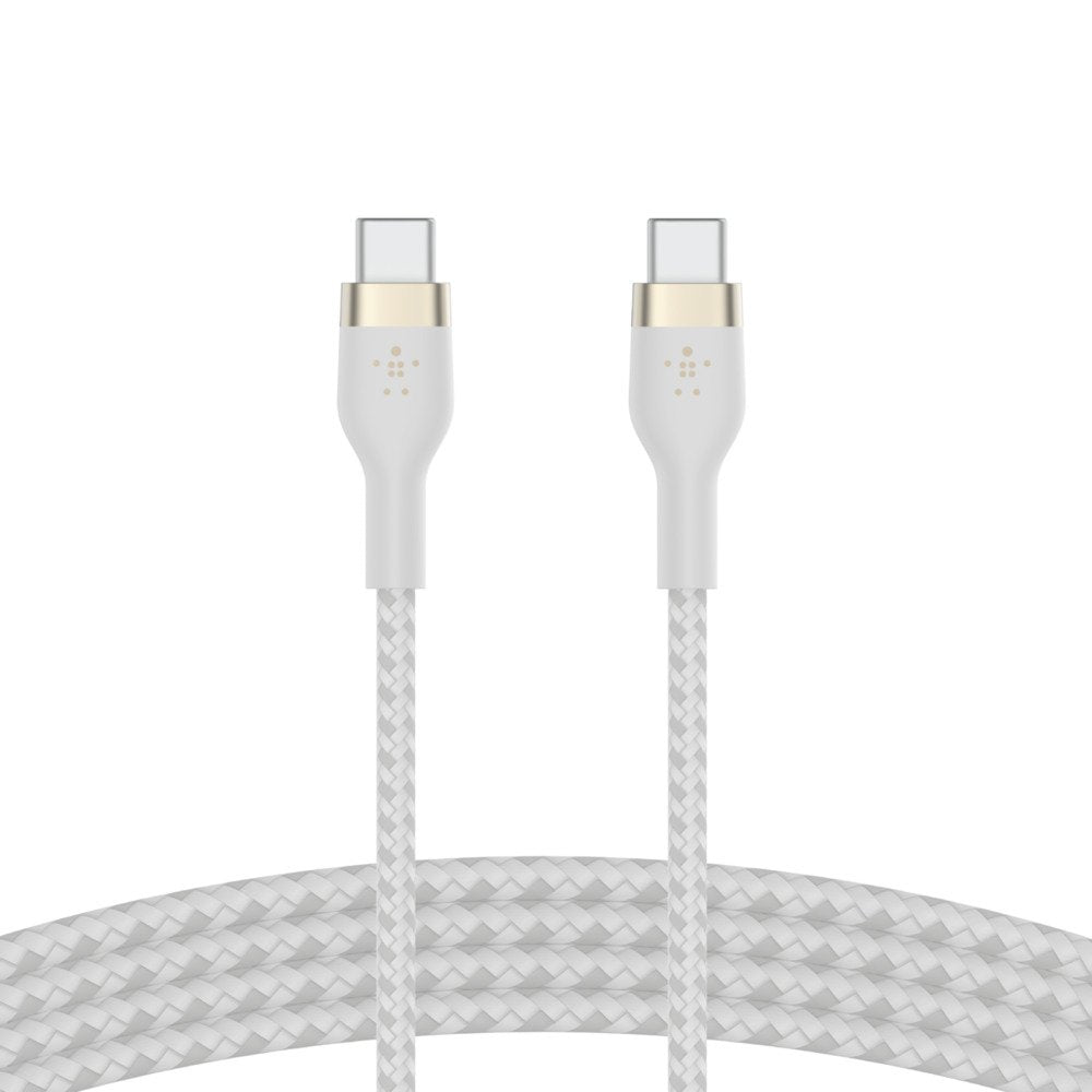 Belkin Flex Usb-C/Usb-C Hasta 60w 3m, Blanco Cab011bt3mwh