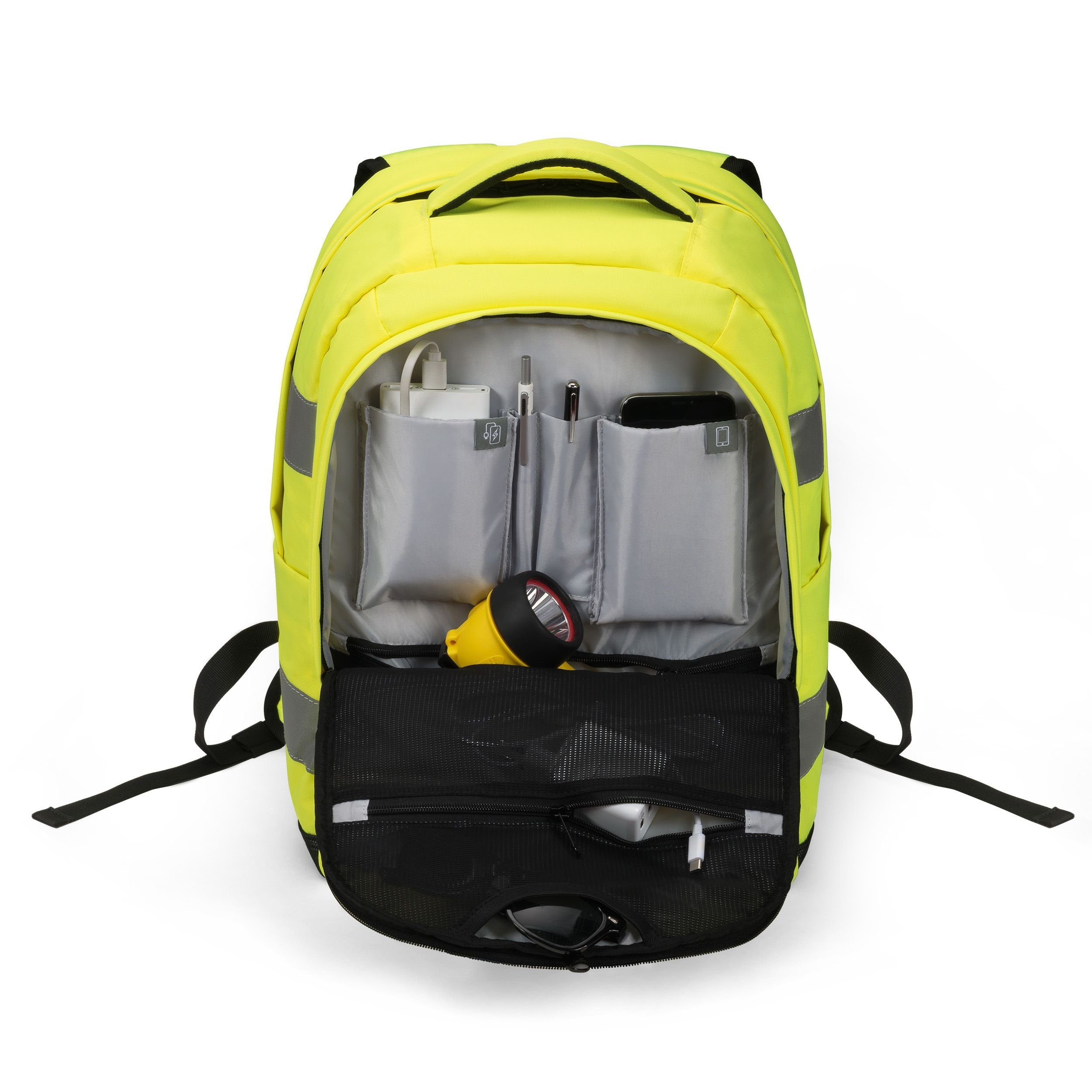 Dicota Backpack Hi-Vis 25 Litre Amarillo