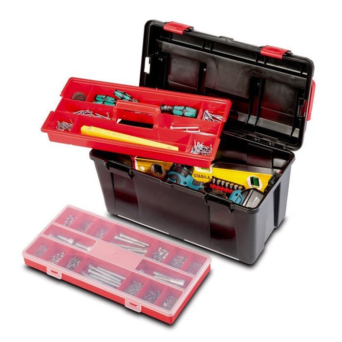 EAN 4006793811614 - Parat 5811000391 pieza pequeña y caja de herramientas Polipropileno Negro, Rojo imagen 1