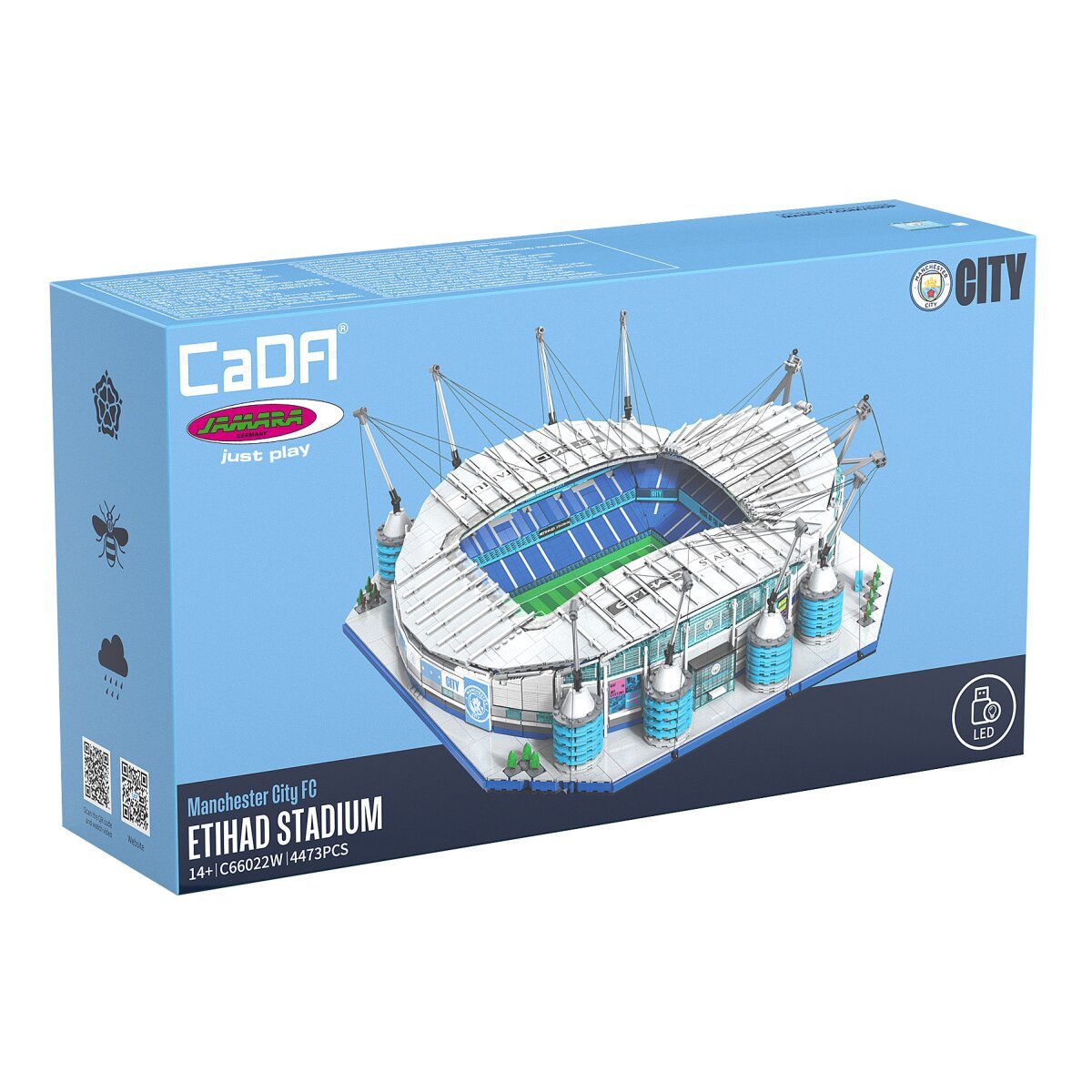 Jamara Cada Etihad Madion Manchemer City Fc 1:400 Bricks