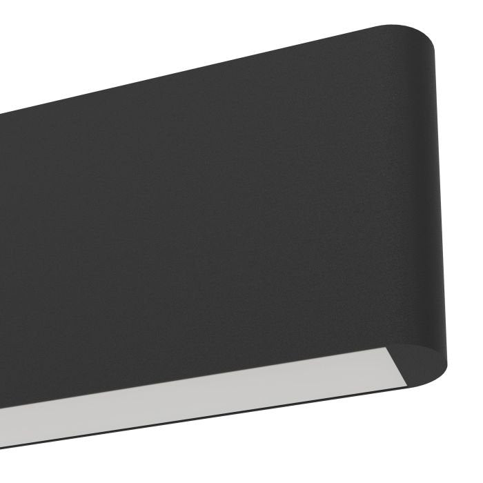 Ceiling Led Lamp Eglo Andreas, 2x19w, Rgb, 4320lm, Black, 117 X 7 X 110 Cm