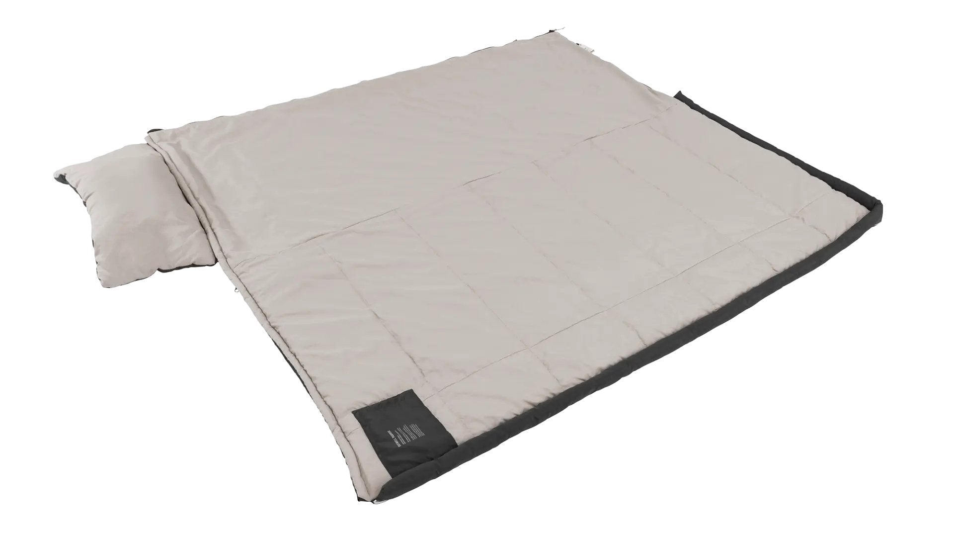 Outwell Contour Prime Sleeping Bag, Left Zipper, Dark Grey
