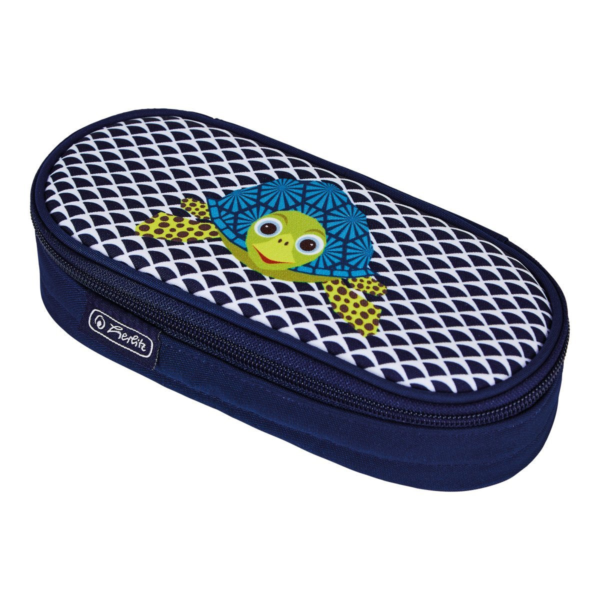 Herlitz 50038435 Caja De Lápices Estuche Suave Poliéster Azul