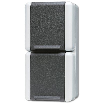 Jung 822 W Ap Wd-Doppel-Steckdose Senkrecht