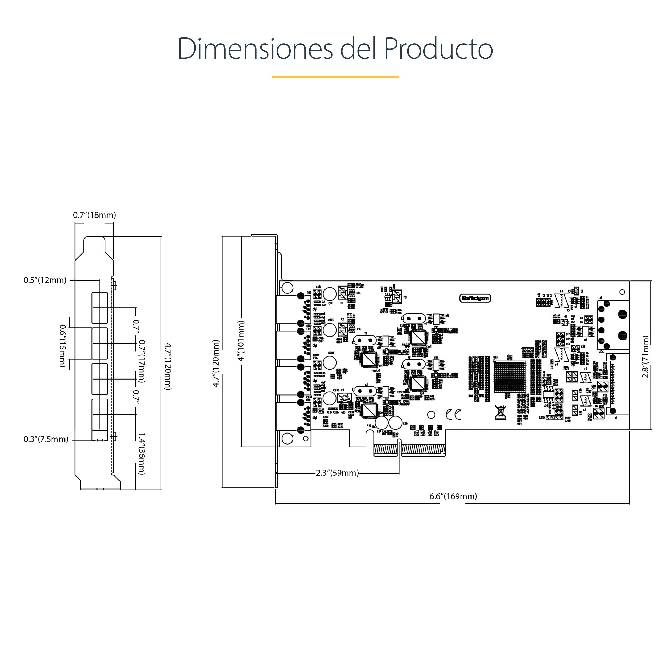 Startech.Com 4-Port Usb-A Pcie Card, Usb 3.2 5gbps, 4x Usb Controllers - Usb-Adaptador - Pcie 2.0 X4 - Usb 3.2 Gen 1 X 4