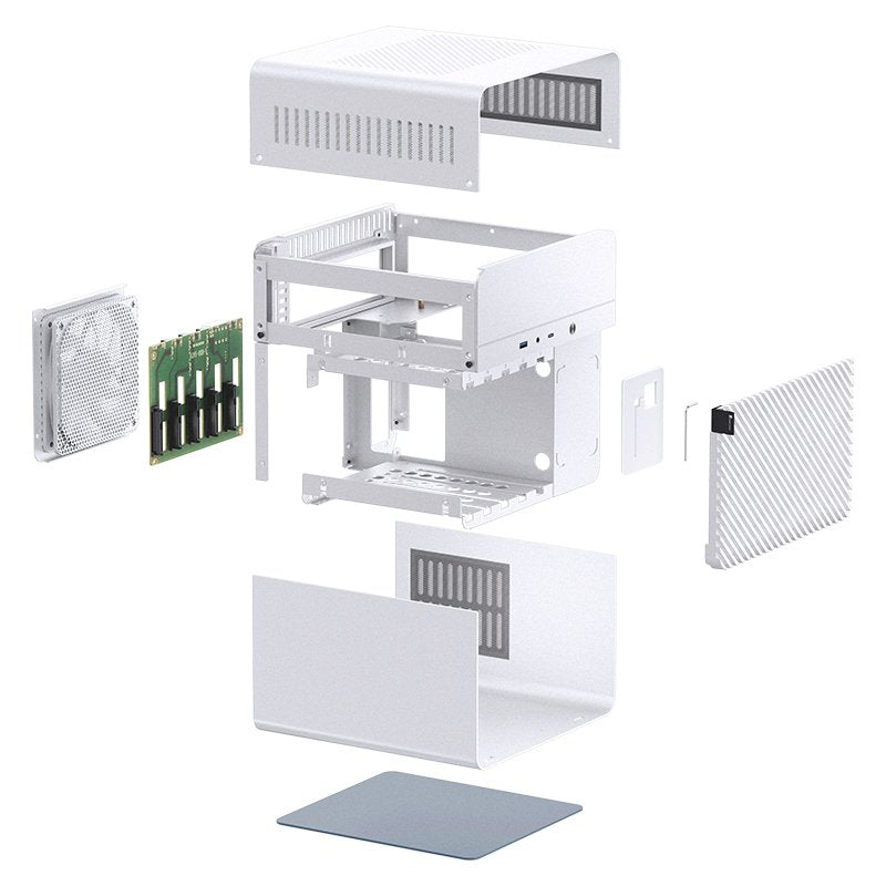 Jonsbo N2 Mini-Itx Gehäuse - Blanco