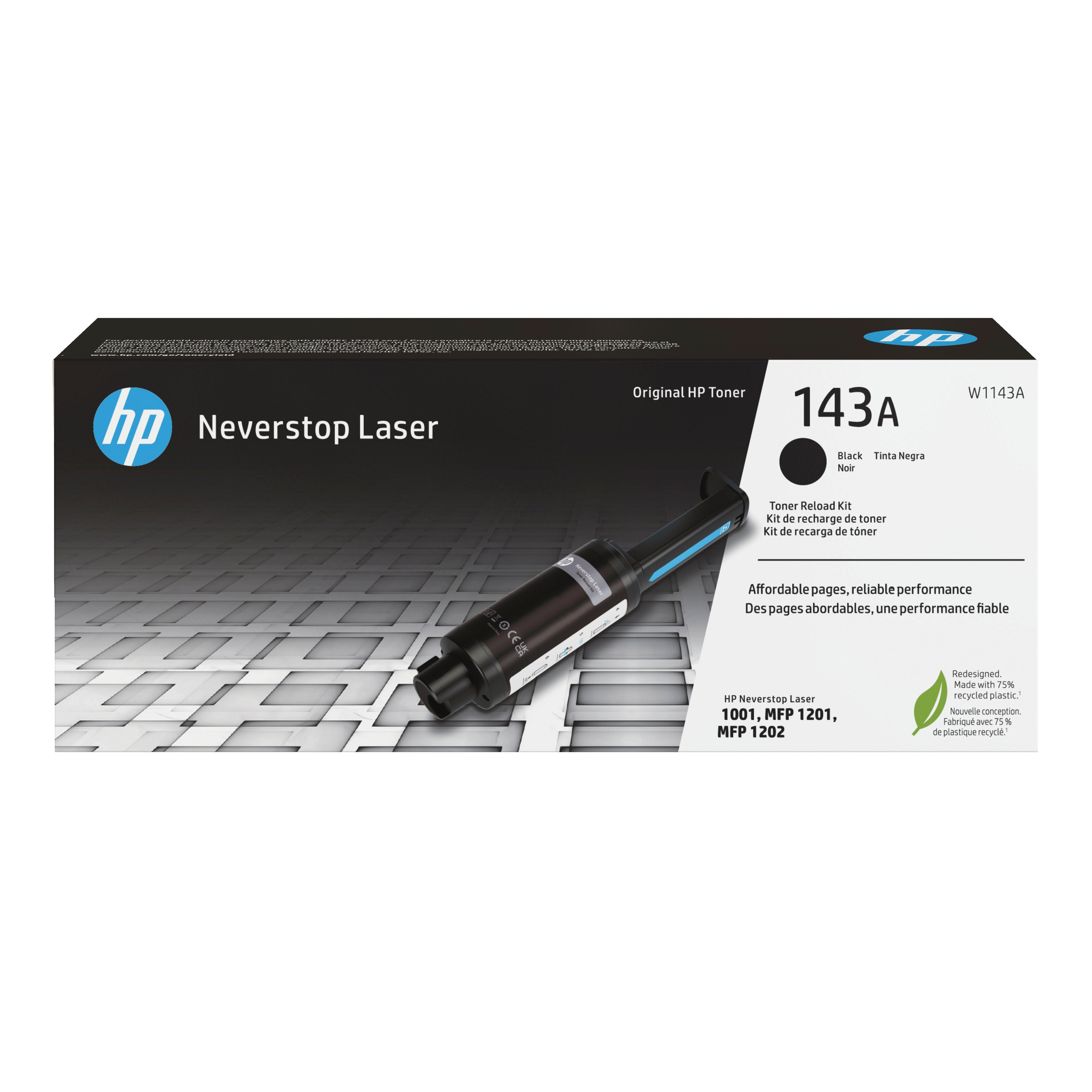 Kit De Recarga Tóner Original 143a Negro