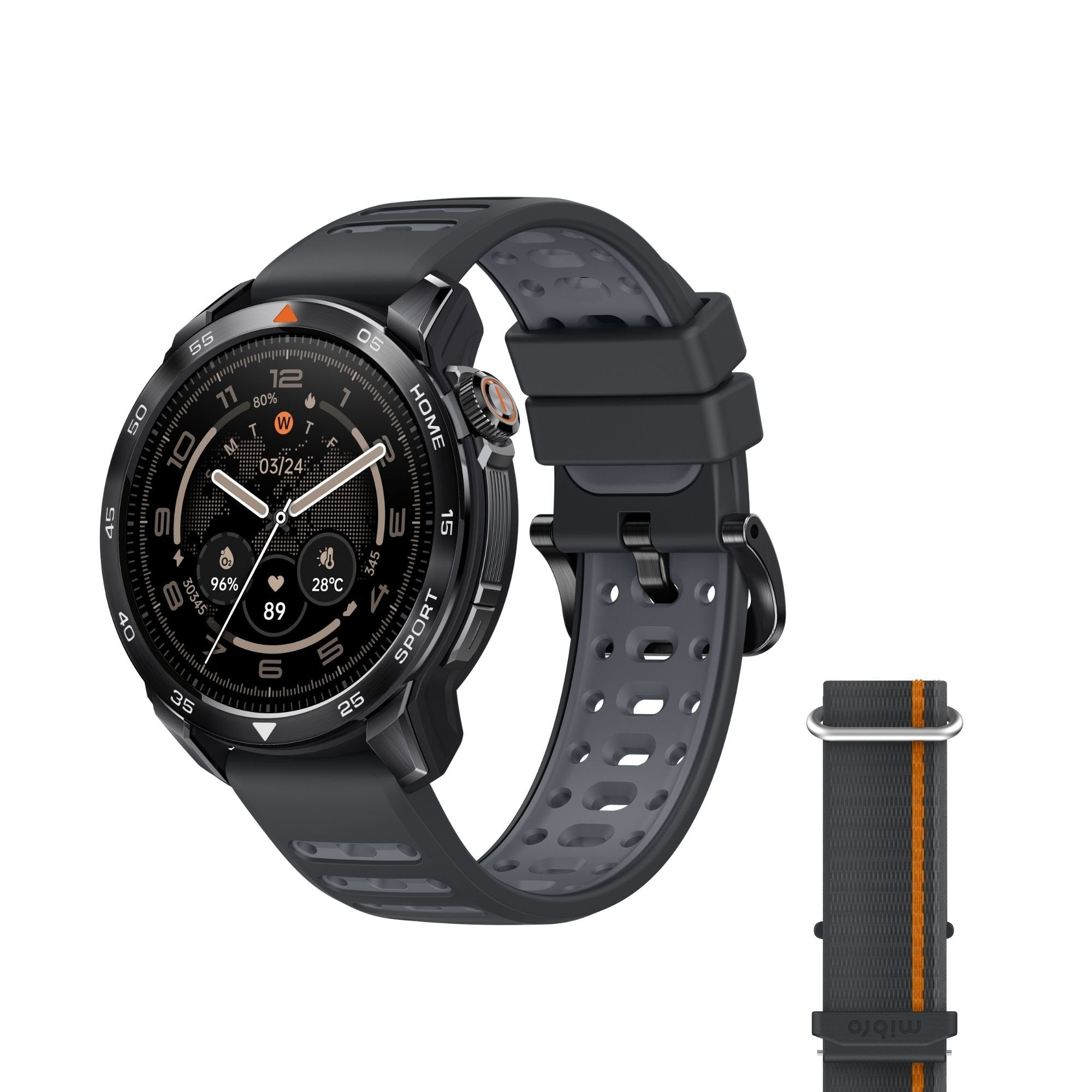 EAN 6976367680886 - MIBRO ORAW1024G Relojes inteligentes y deportivos 3,63 cm (1.43") 48 mm Digital 466 x 466 Pixeles Pantall imagen 1
