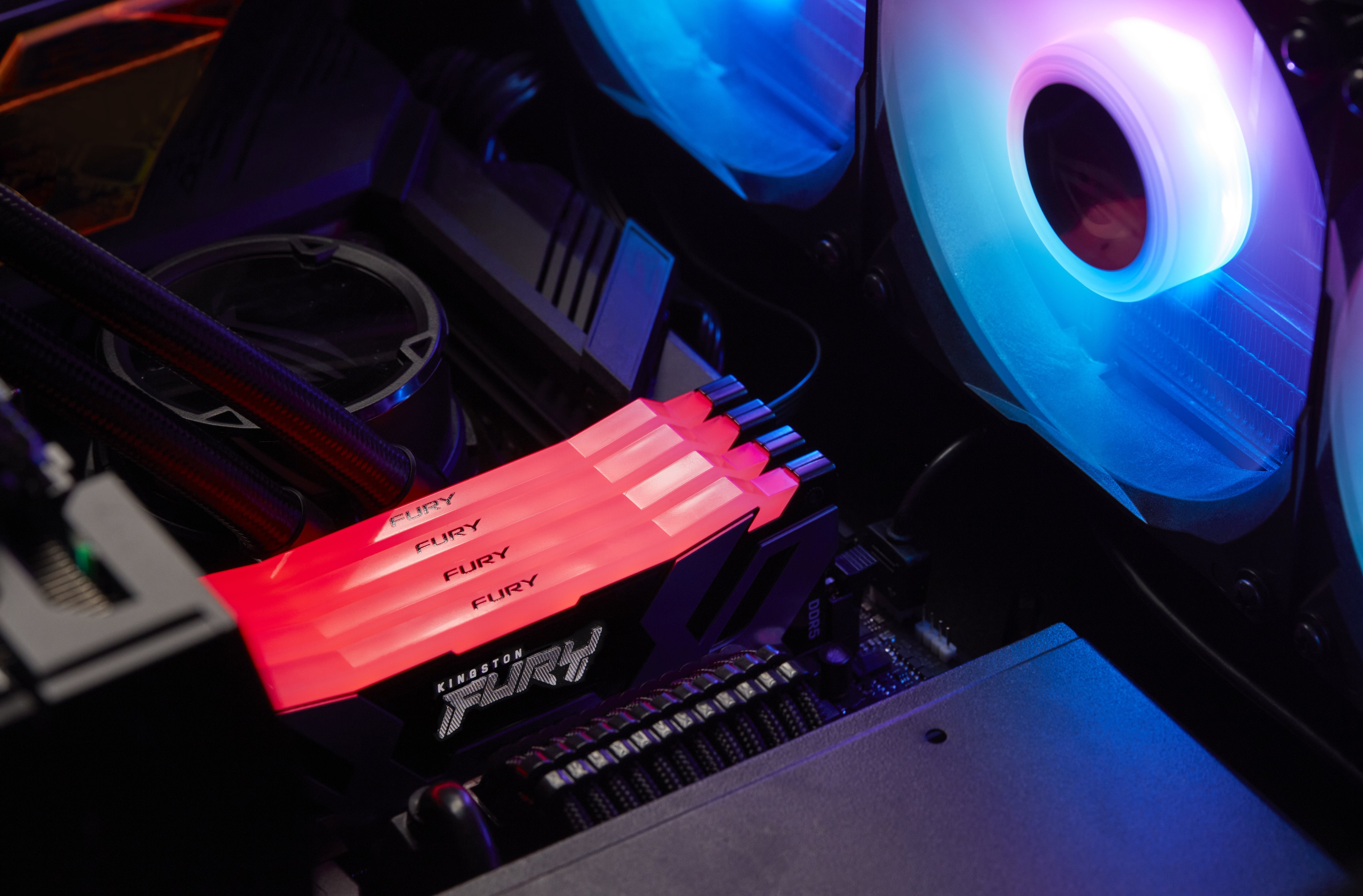 Memoria Kingston Technology Fury Renegade Rgb  32 Gb 1 X 32 Gb Ddr5 6400 Mhz  Kf564c32rsa-32