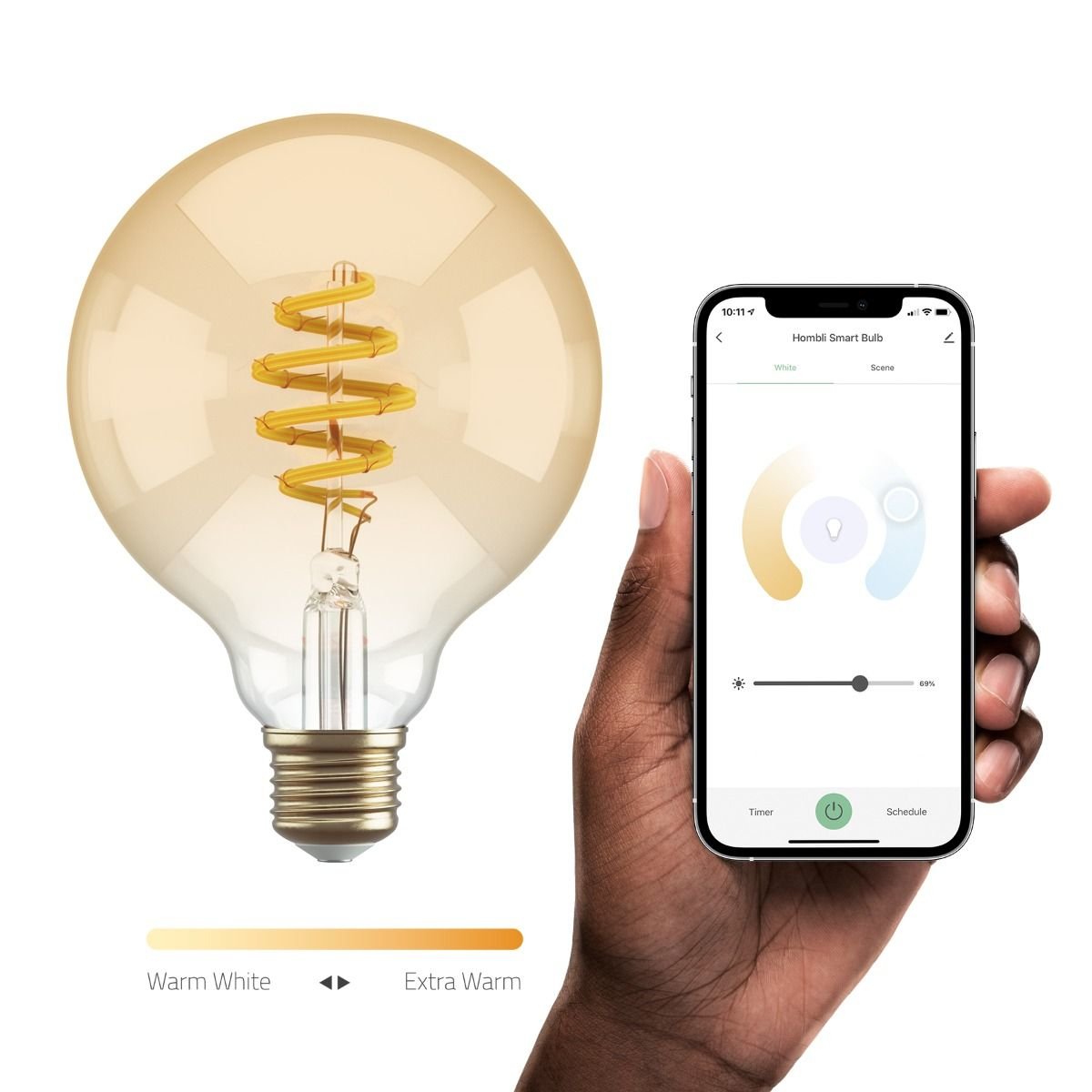 Bombilla Inteligente Hombli Hbeb-0312  Wi-Fi 5,5 W