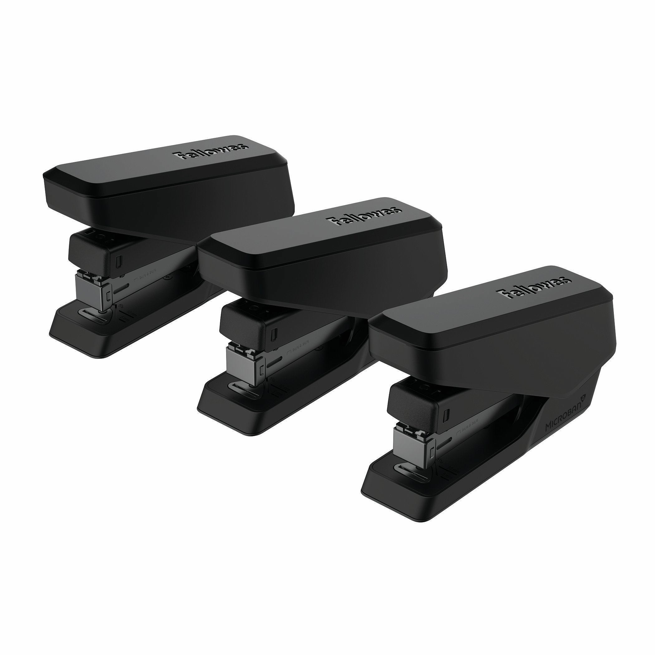 Grapadora Fellowes Lx840 Microban 25 Hojas Negra