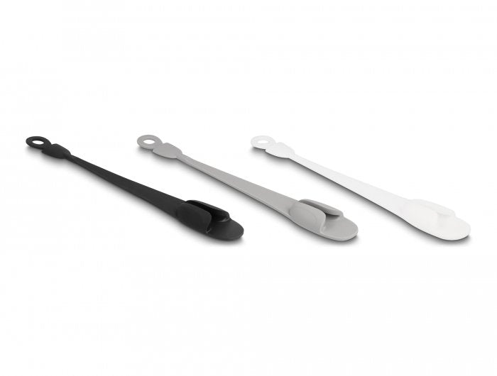 Delock Cablehalter Mit Schlaufe Selbstklebend Set 3 Stück