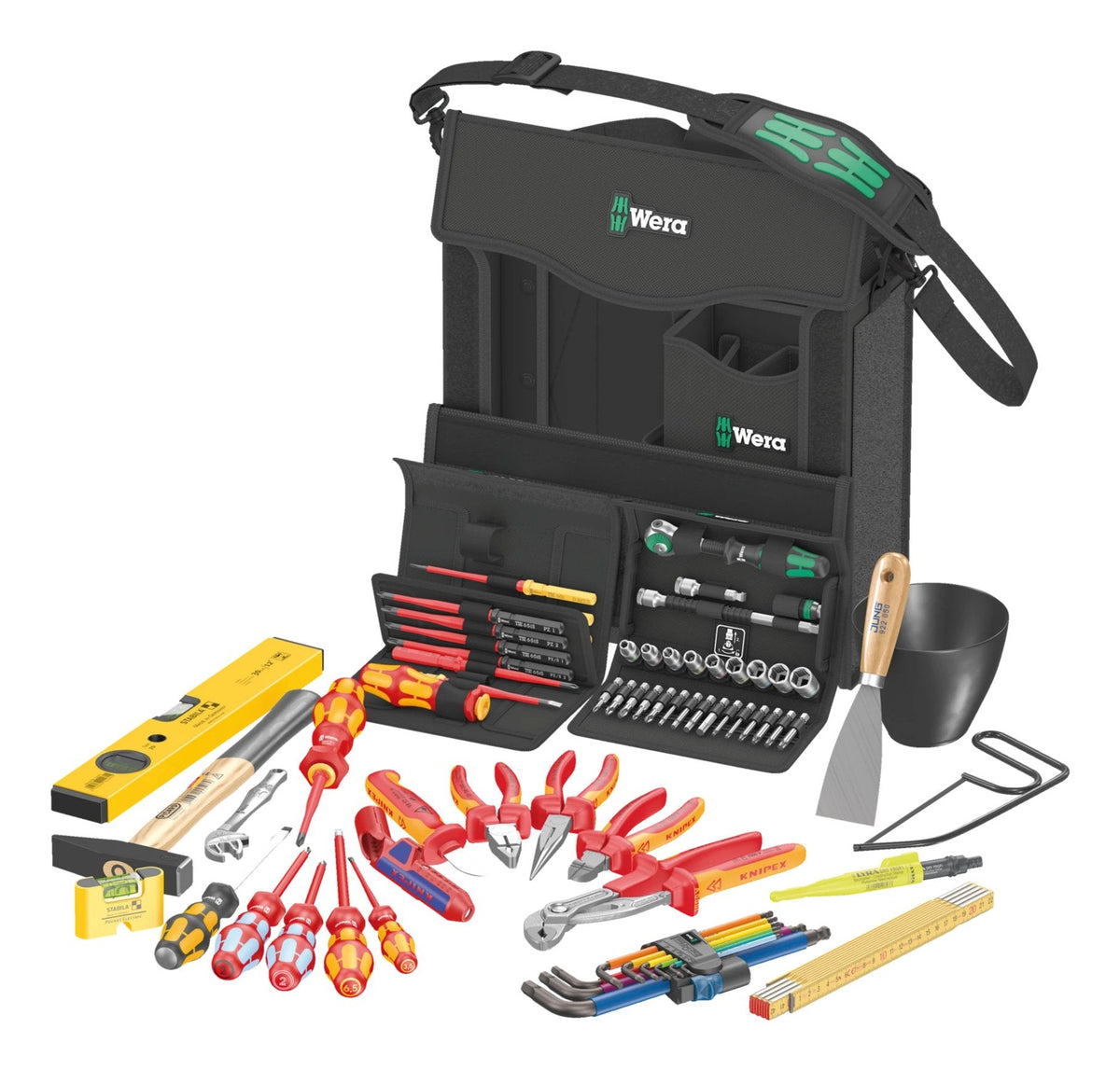 Wera Juego De Herramientas 2go E 1 Para Instalaciones Eléctricas, 5134025001