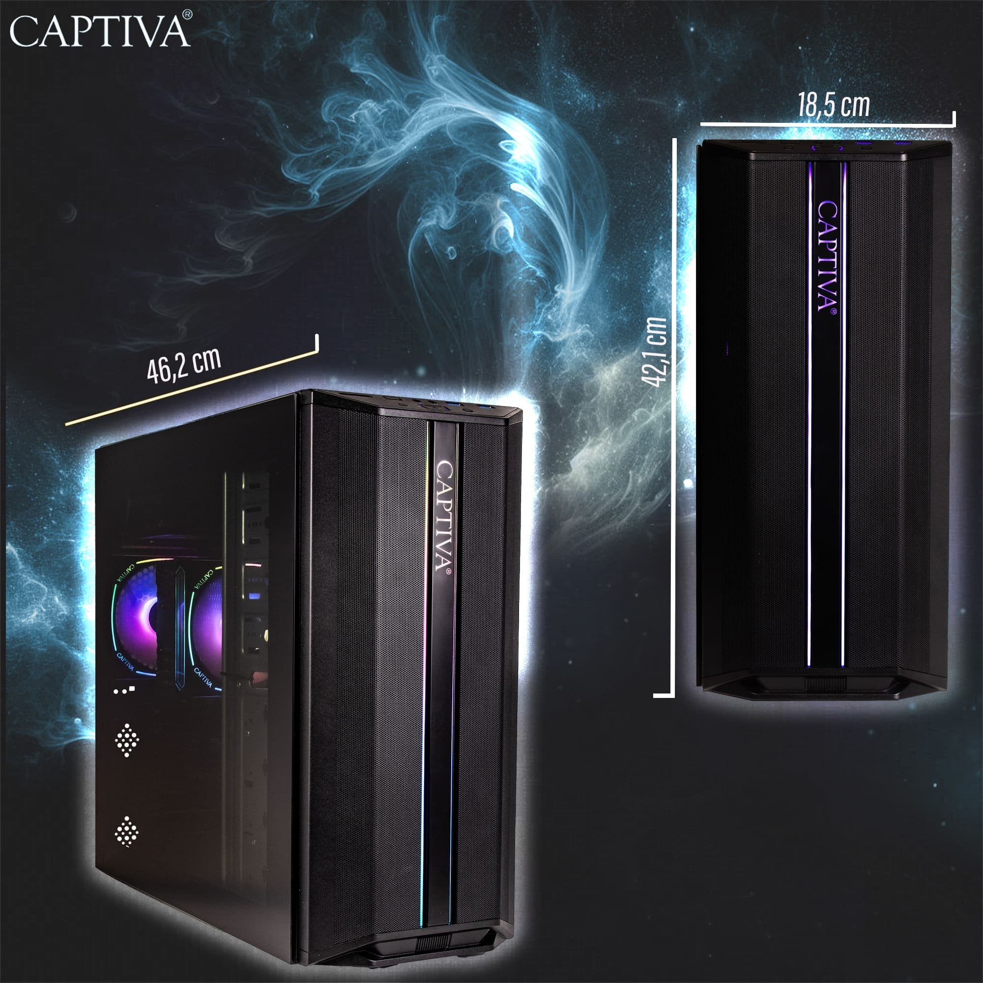 EAN 4046373927649 - CAPTIVA 92764 PCs/estación de trabajo AMD Ryzen™ 7 5700X 32 GB DDR4-SDRAM 1 TB SSD NVIDIA GeForce RTX 506 imagen 3