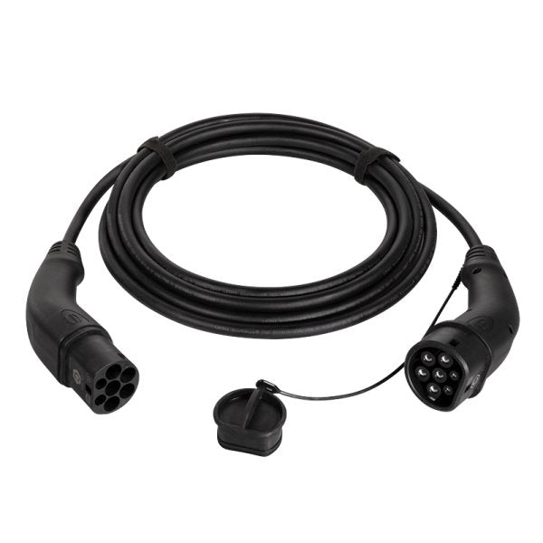 Cable De Carga Para Coches Eléctricos Logilink, Tipo 2, Trifásico, 20 A, 11 Kw, 10 M