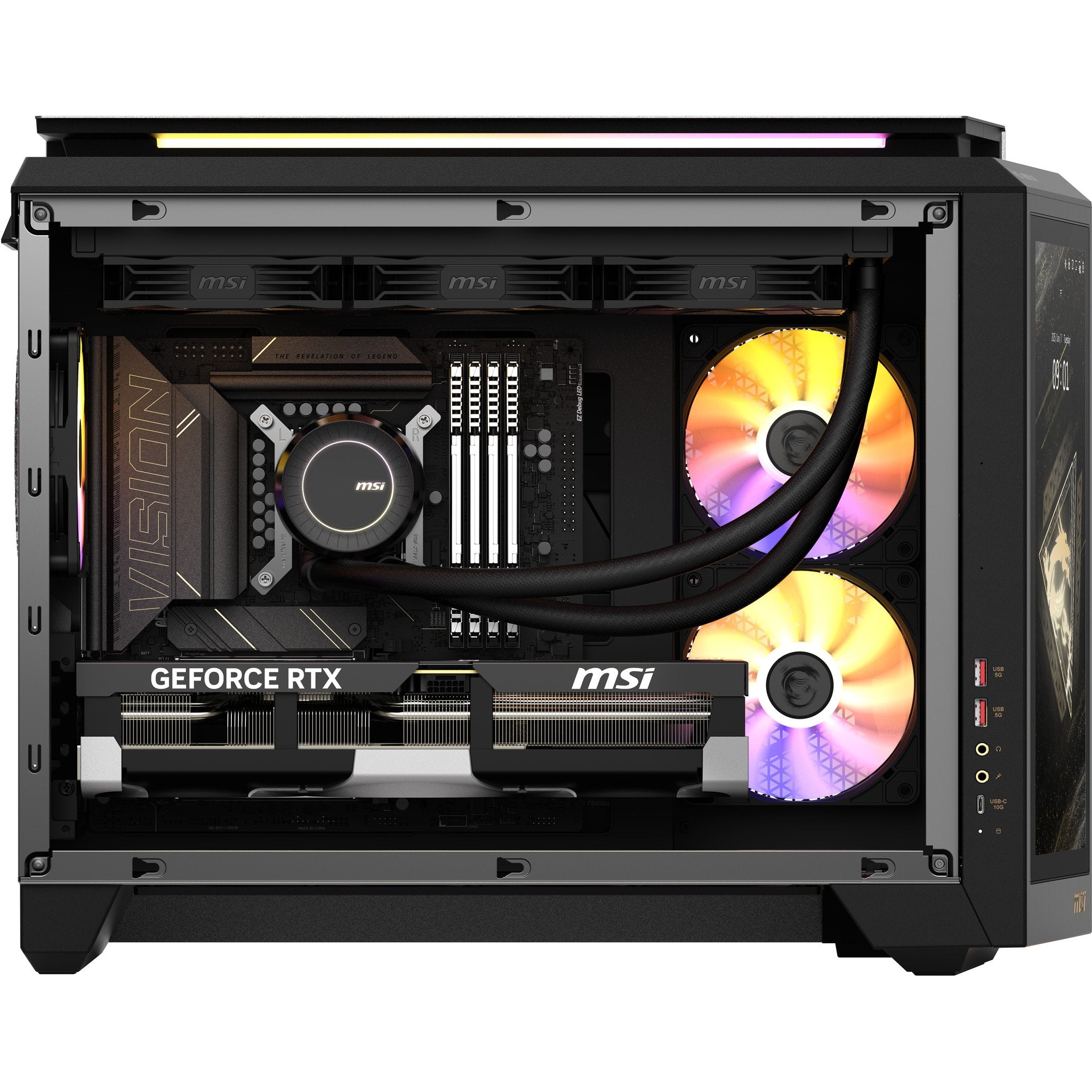EAN 4711377288750 - MSI MEG Vision X AI 2NVV7-004EU Intel Core Ultra 7 265K 32 GB DDR5-SDRAM 2 TB SSD NVIDIA GeForce RTX 5080 imagen 7