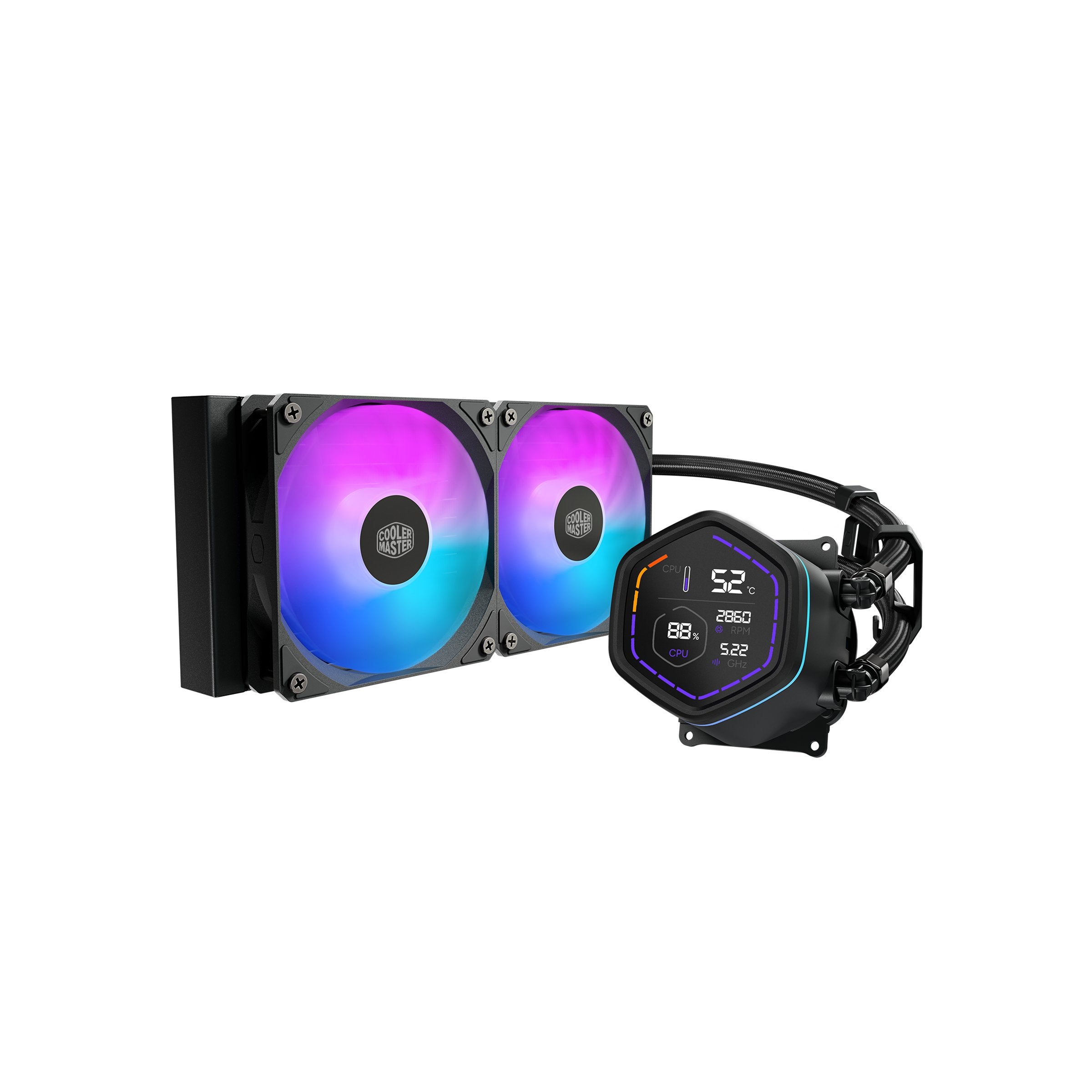 EAN 4719512163993 - Cooler Master MasterLiquid Core Nex Digital Procesador Kit de refrigeración líquida 12 cm Negro 1 pieza(s imagen 1